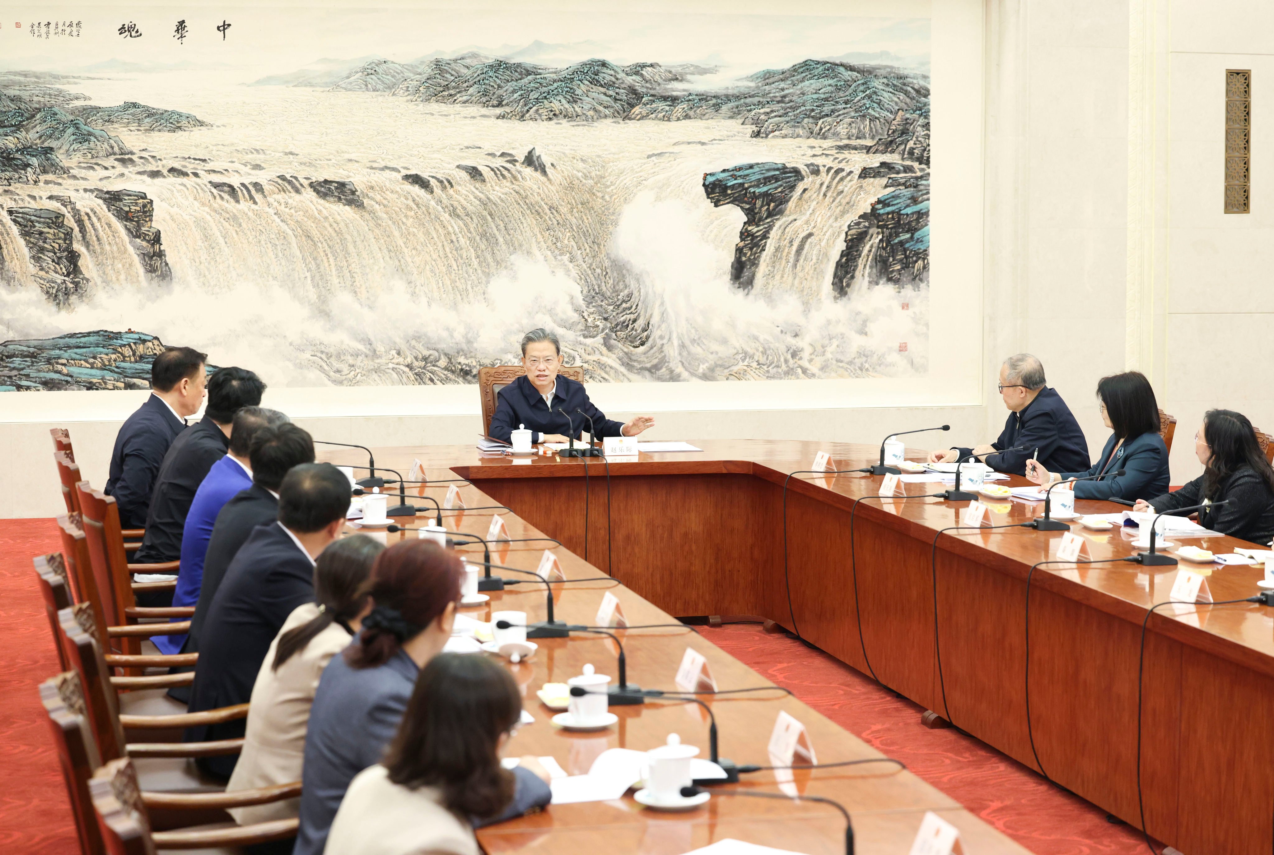 Lawmakers attending the Standing Committee of the National People’s Congress. Photo: Xinhua