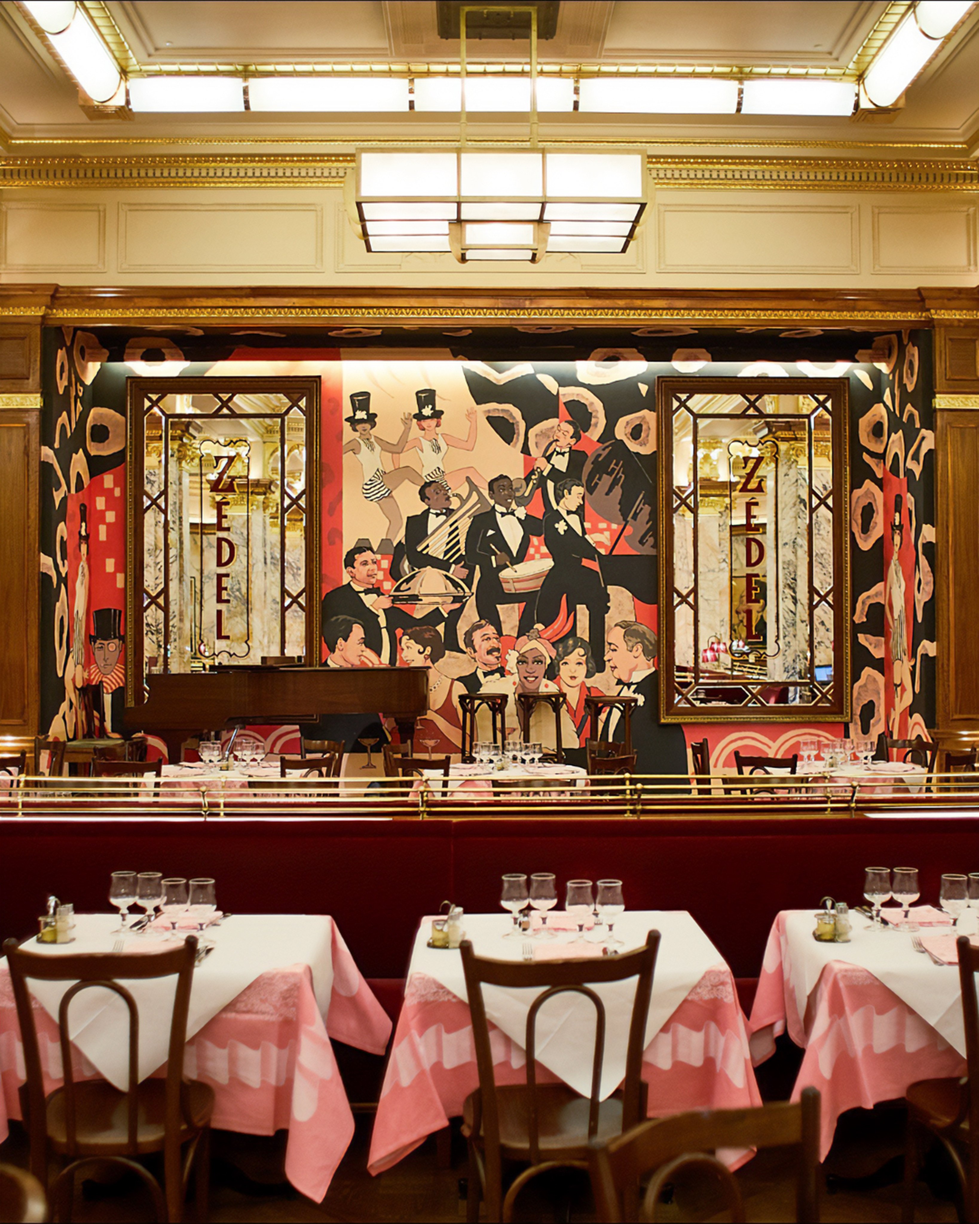 Entering Brasserie Zédel in London feels like stepping into a bygone time. Photo: @brasseriezedel/Instagram