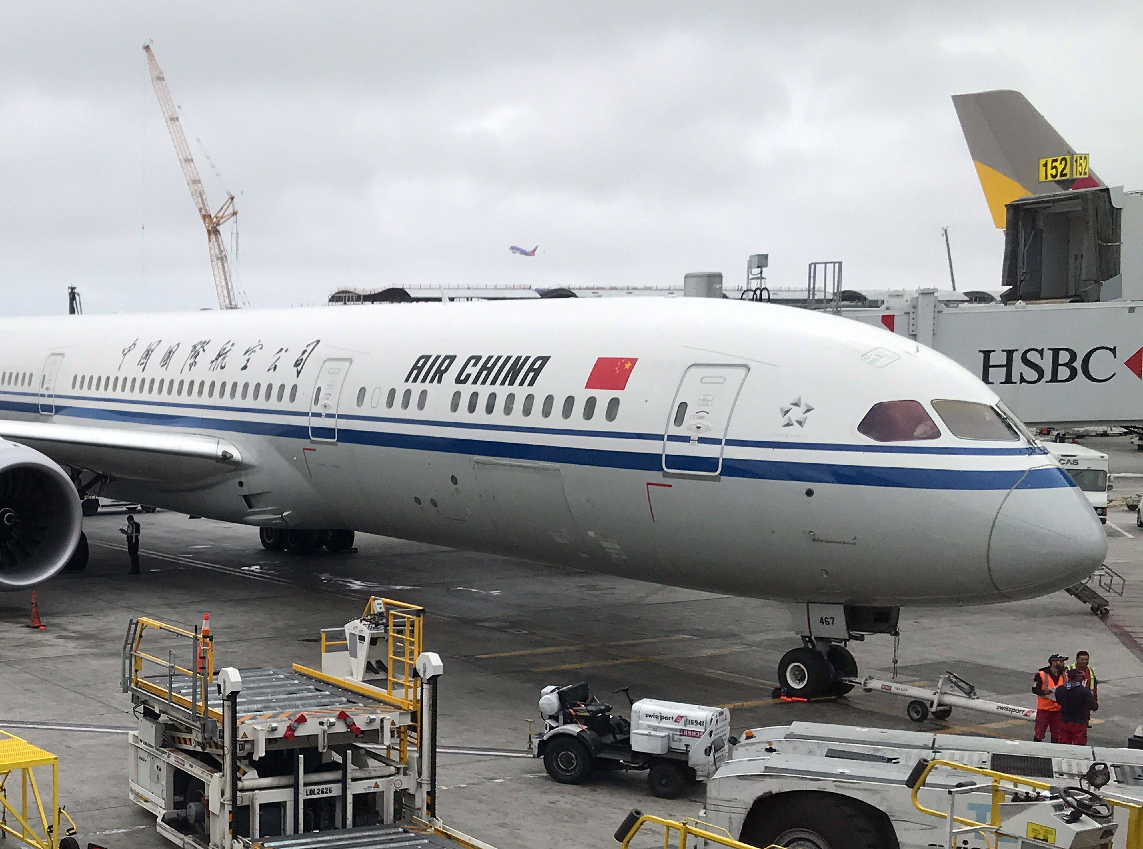 Passenger numbers on China-US flights have been declining. Photo: AFP