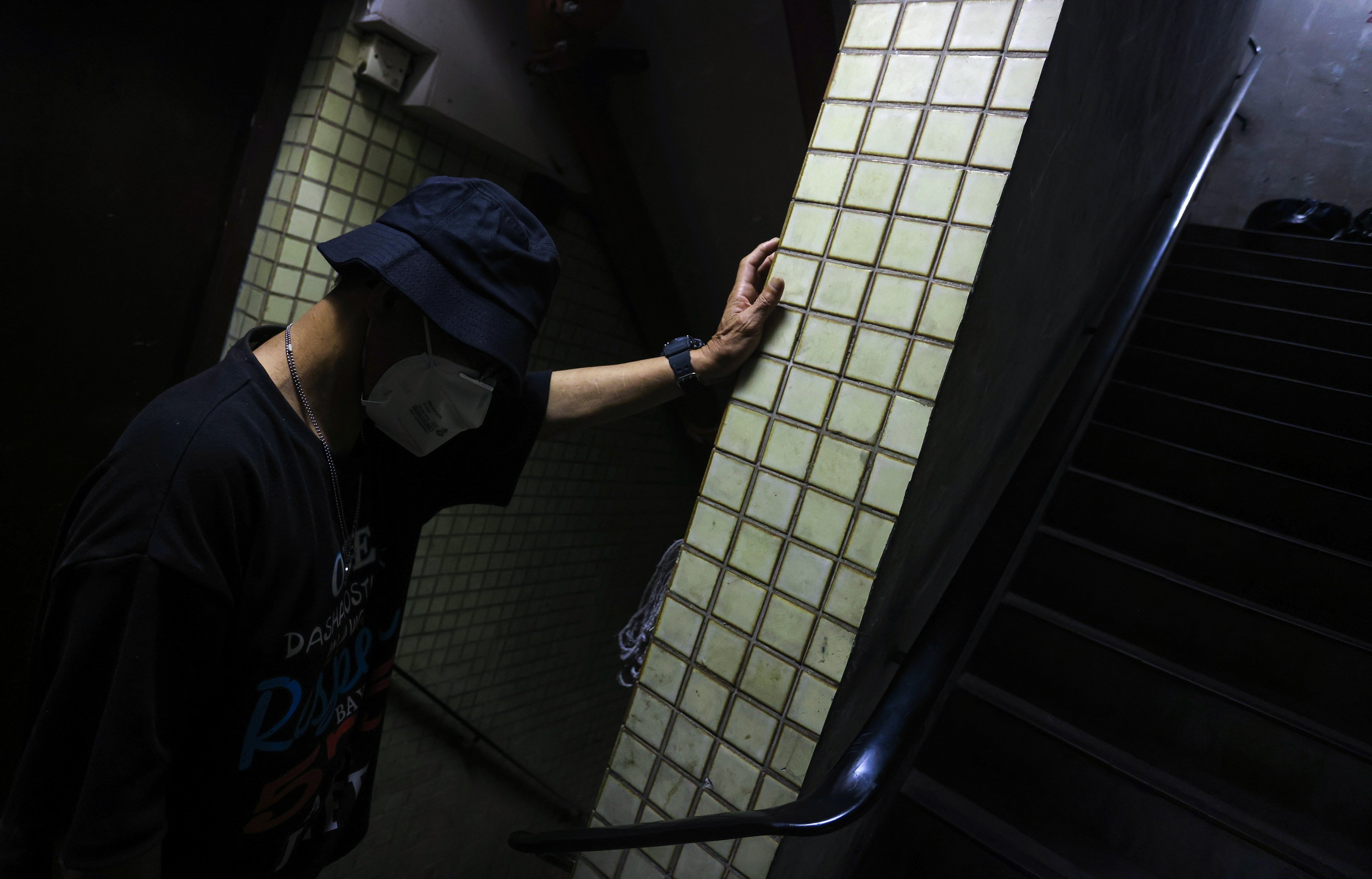 Kitchen assistant, surnamed Wong, has said that he has been replaced by imported labourers. Photo: Jonathan Wong