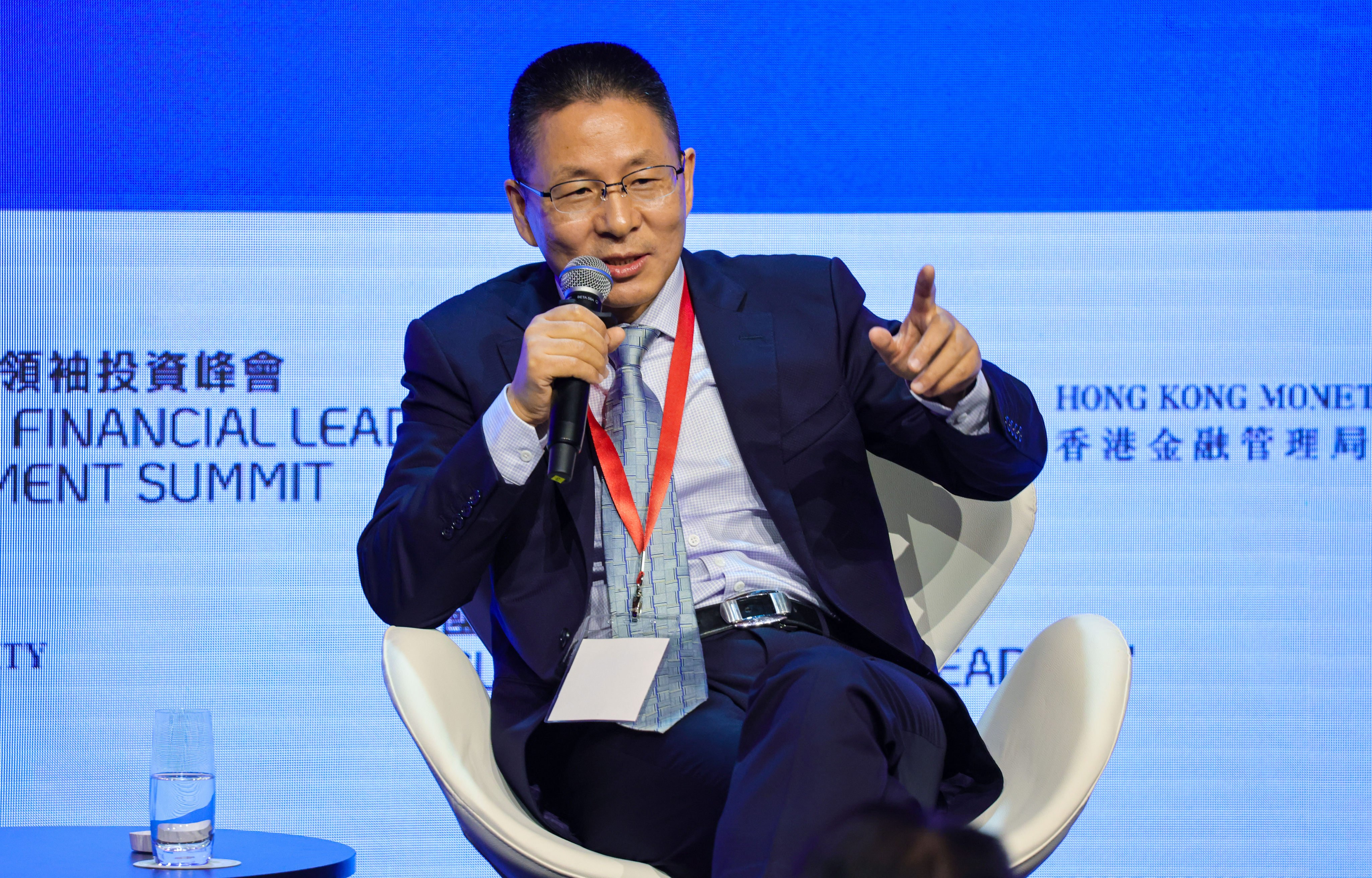 Wang Jianjun, vice-chairman of the China Securities Regulatory Commission, pictured at an investment summit at Hong Kong’s Four Seasons Hotel in November 2023. Photo: May Tse