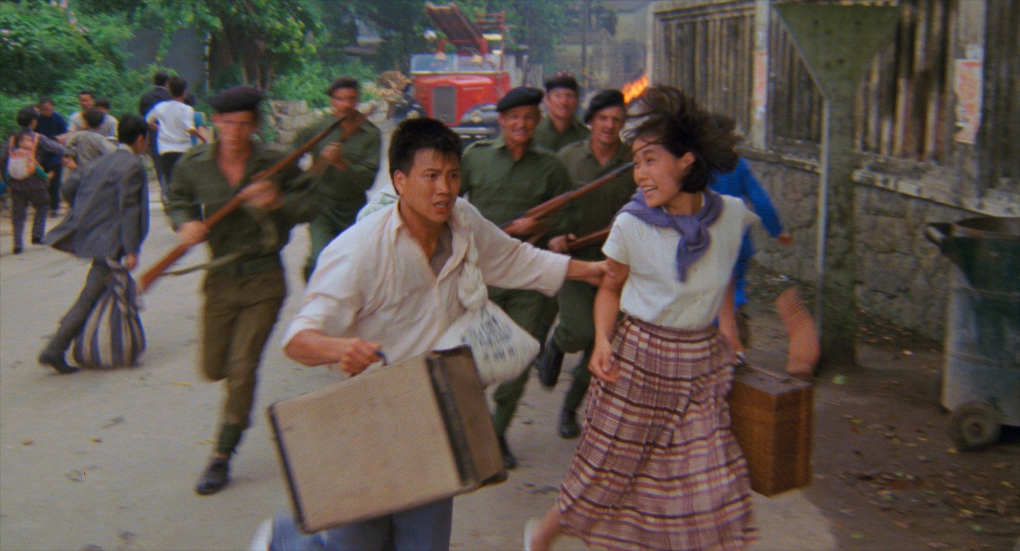 Alex Man and Cecilia Yip Tung in a still from Hong Kong 1941. Photo: Eureka Entertainment