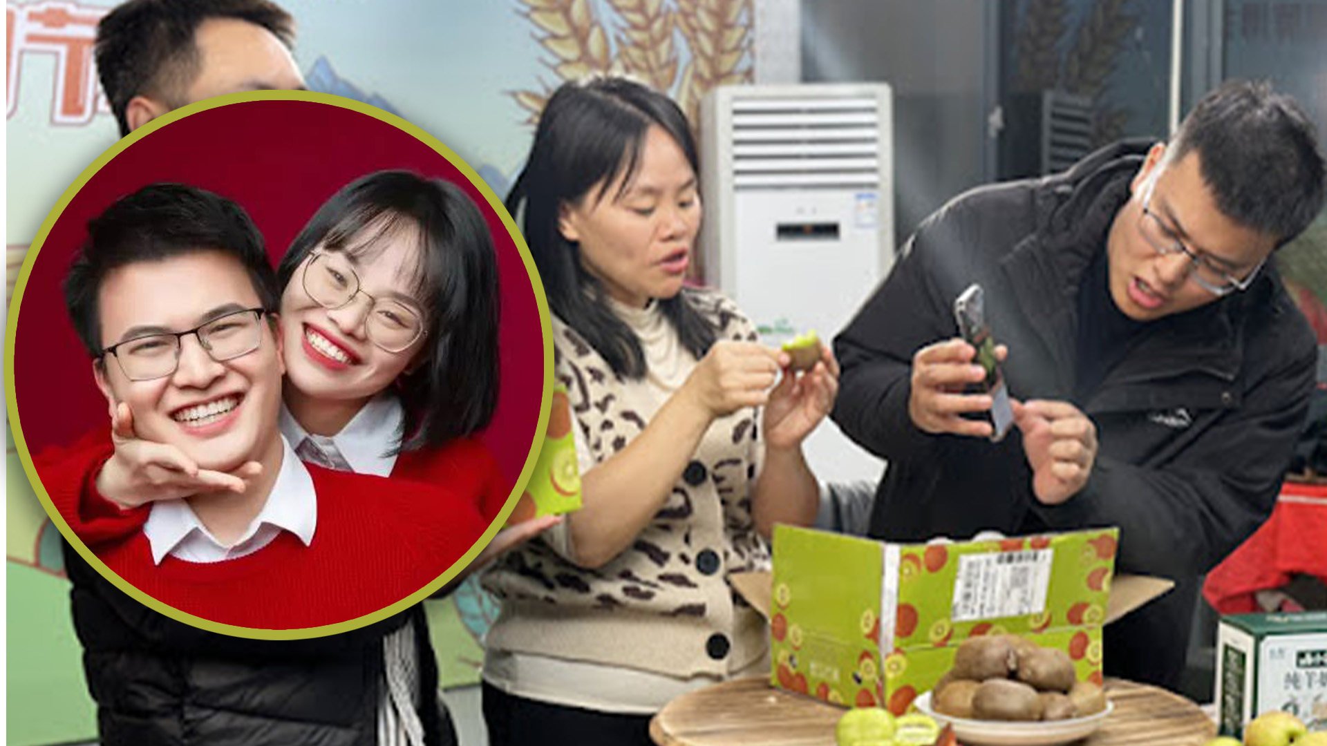 A burned-out influencer couple in China with 15 million fans online have decided to quit after 1,000 live-streams over a five-year period. Photo: SCMP composite/Douyin/Xinhua