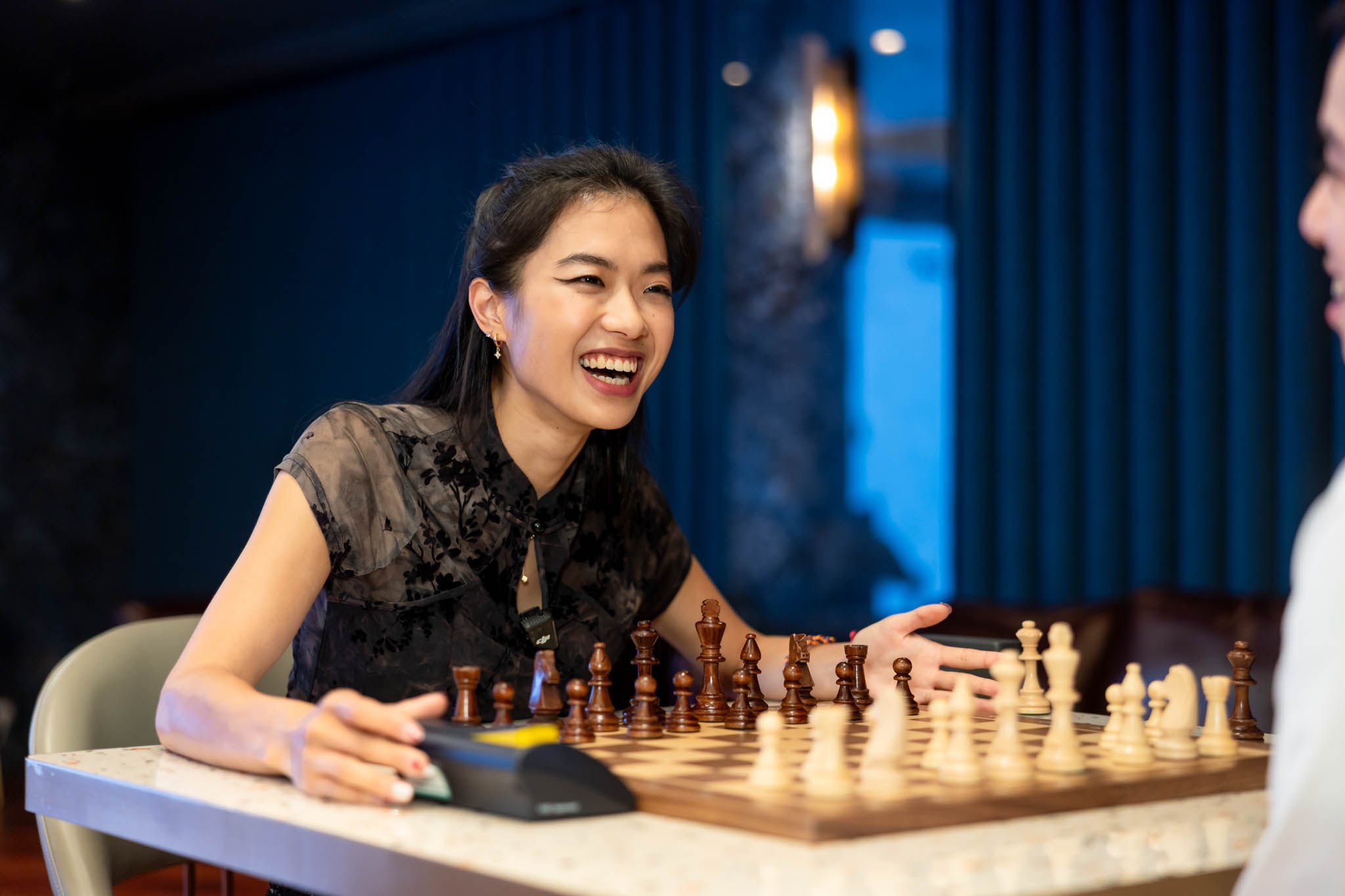 Nemo Zhou makes an appearance in Hong Kong this week. Photo: Hong Kong, China Chess Federation