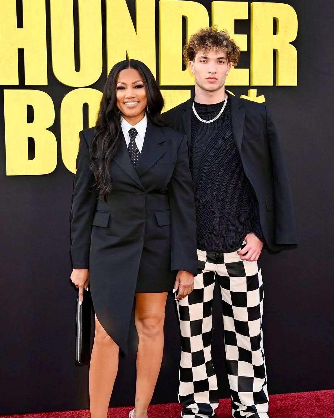 Garcelle Beauvais and her son Jaid Thomas Nilon turned heads at the world premiere of Thunderbolts* in Los Angeles recently. Photo: @garcelle/Instagram