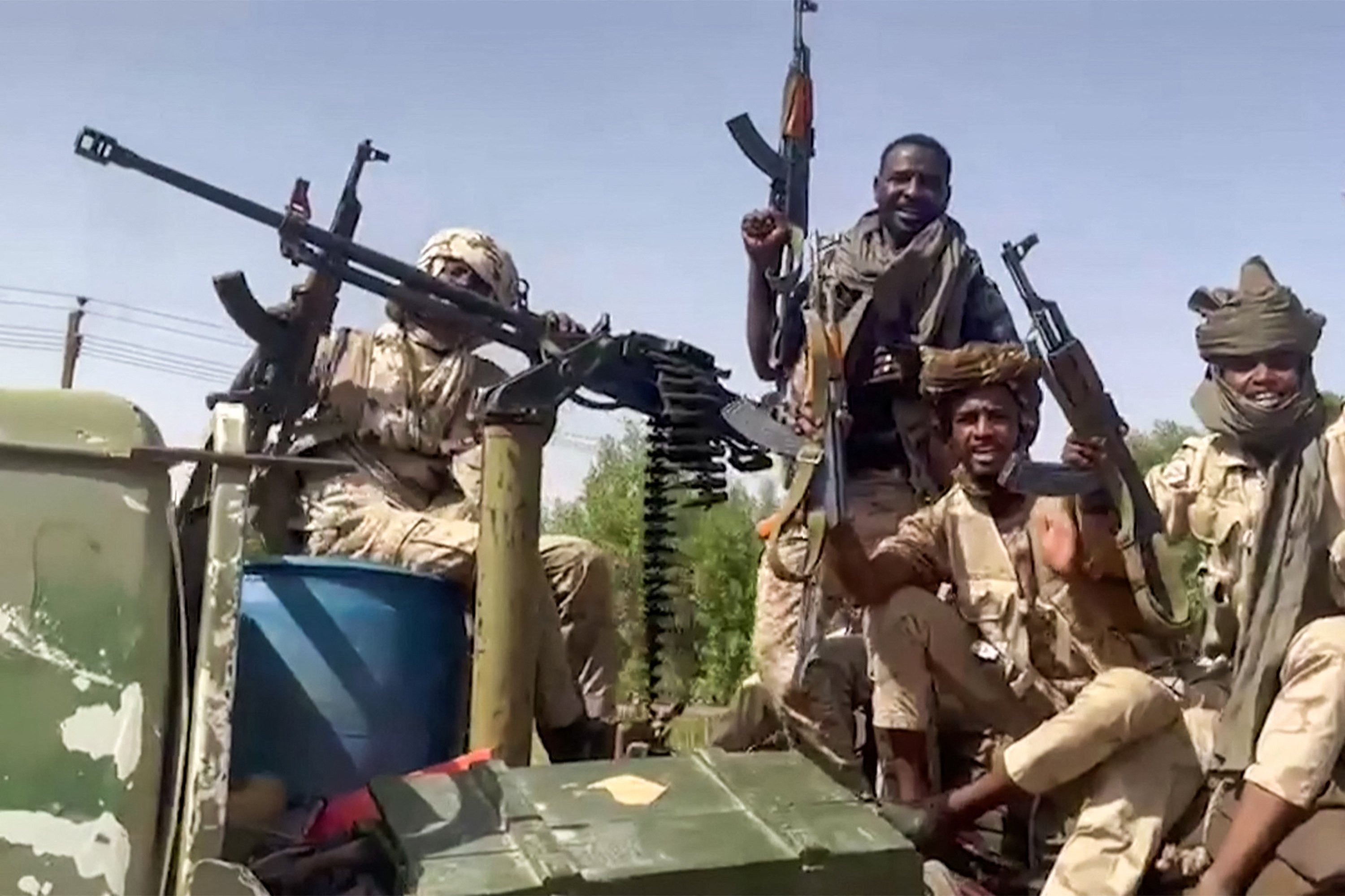 Members of the Sudanese paramilitary Rapid Support Forces (RSF) in 2023. Photo: AFP