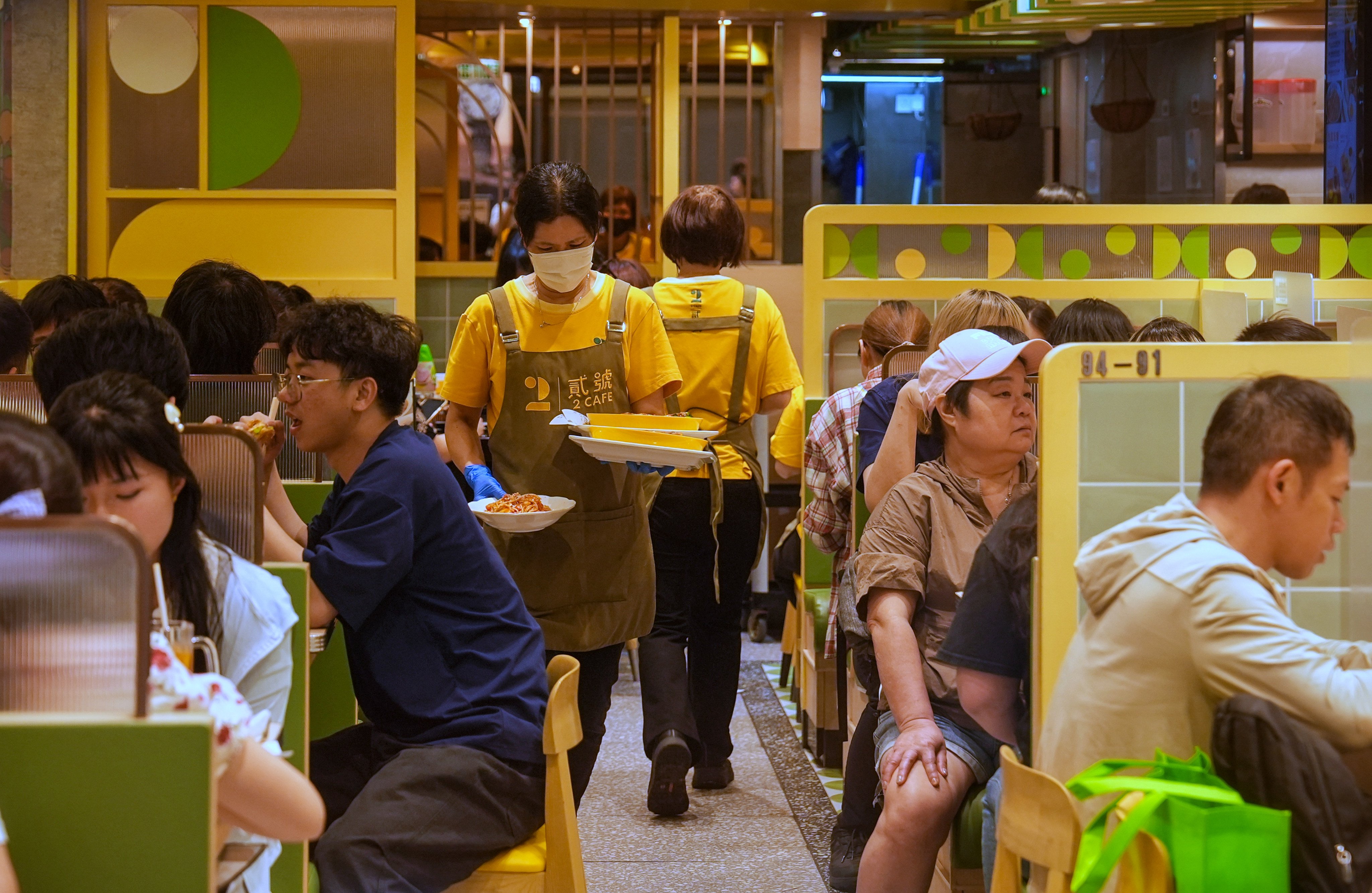 Tourists say restaurant staff are more patient with customers. Photo: Elson Li