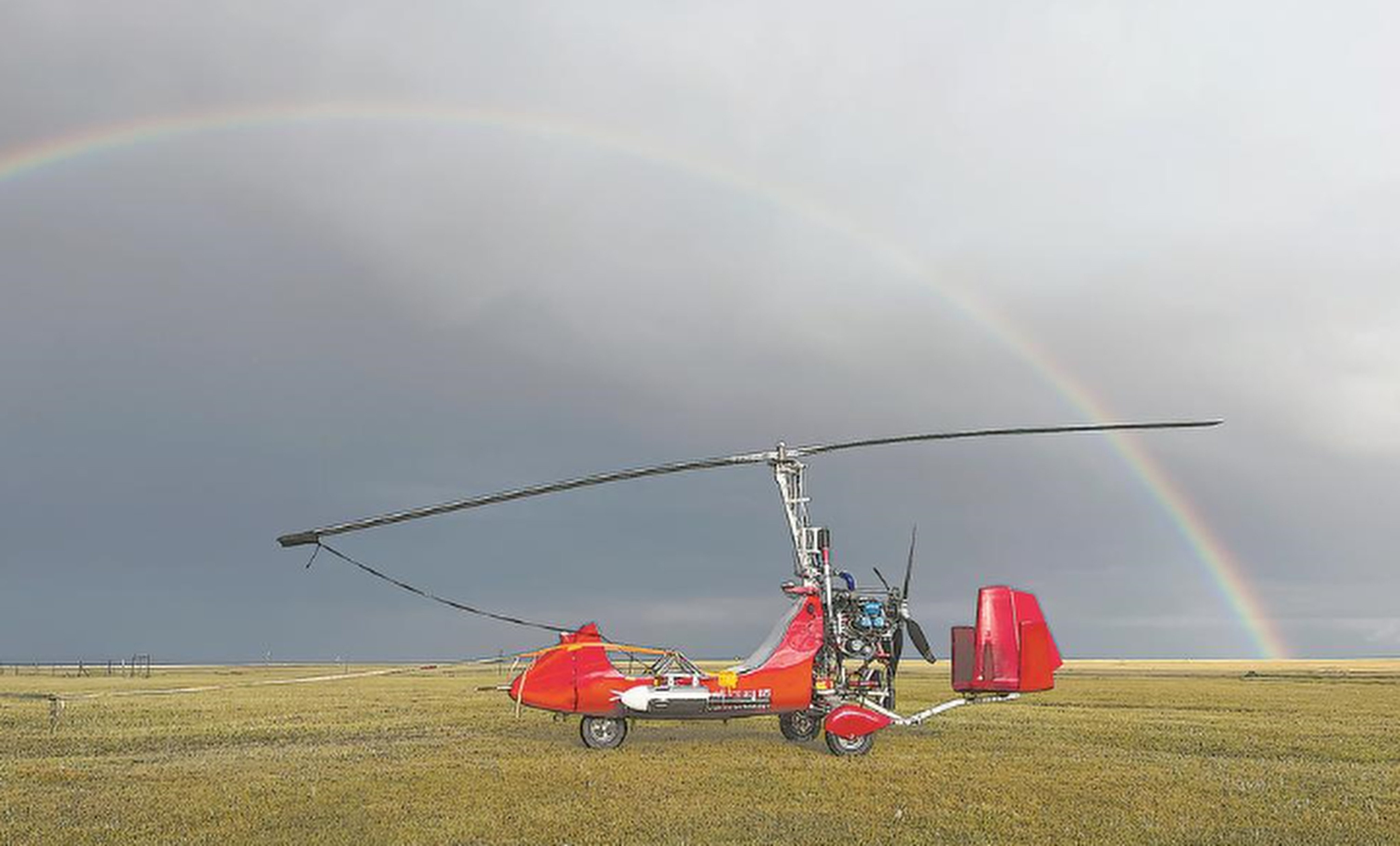 An X-G500 drone for weather modification in Xinjiang. Photo: Xiamen Tengxi Aviation Technology