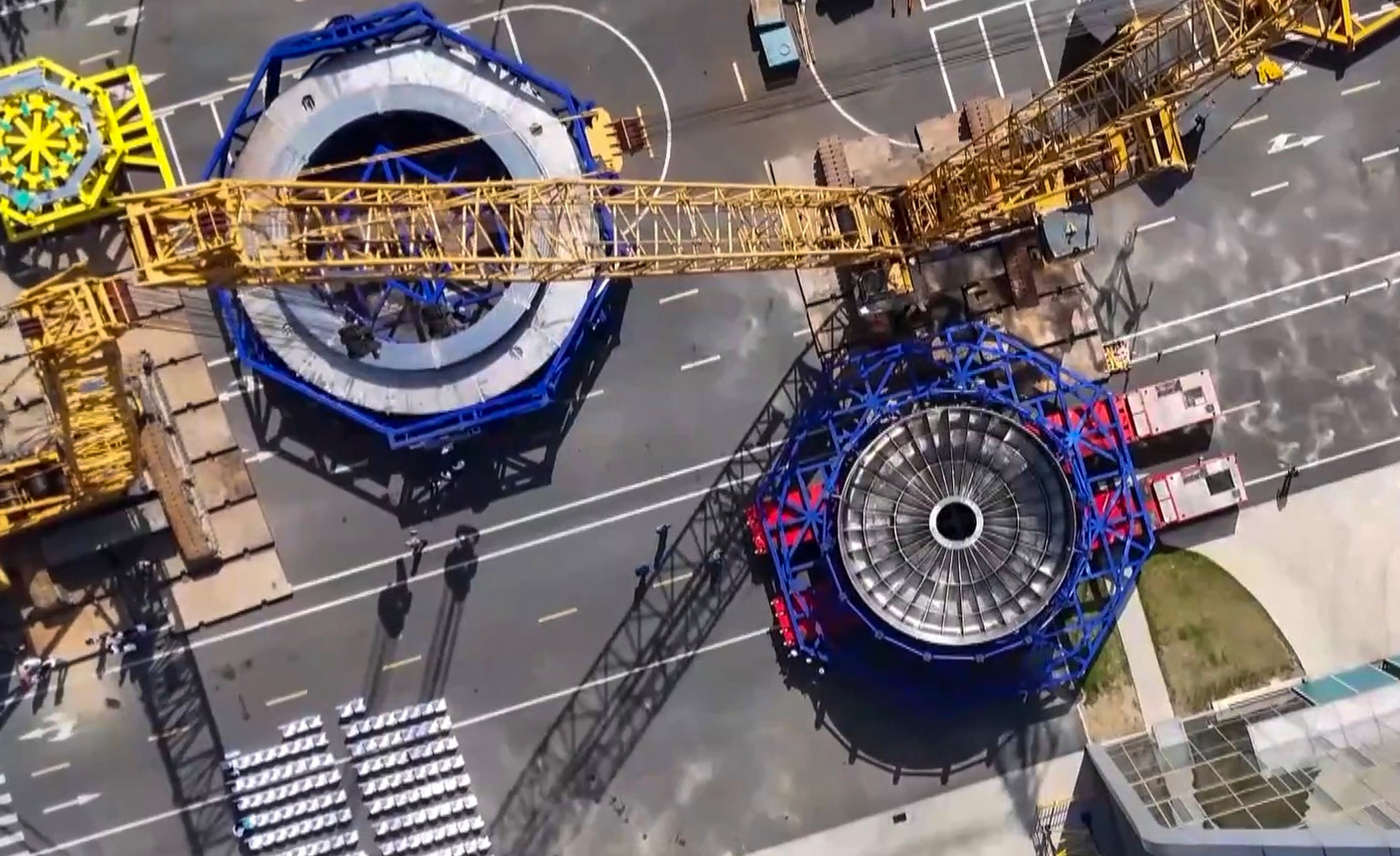 The reactor, is now in its final assembly phase and is expected to be completed in 2027. Photo: CCTV
