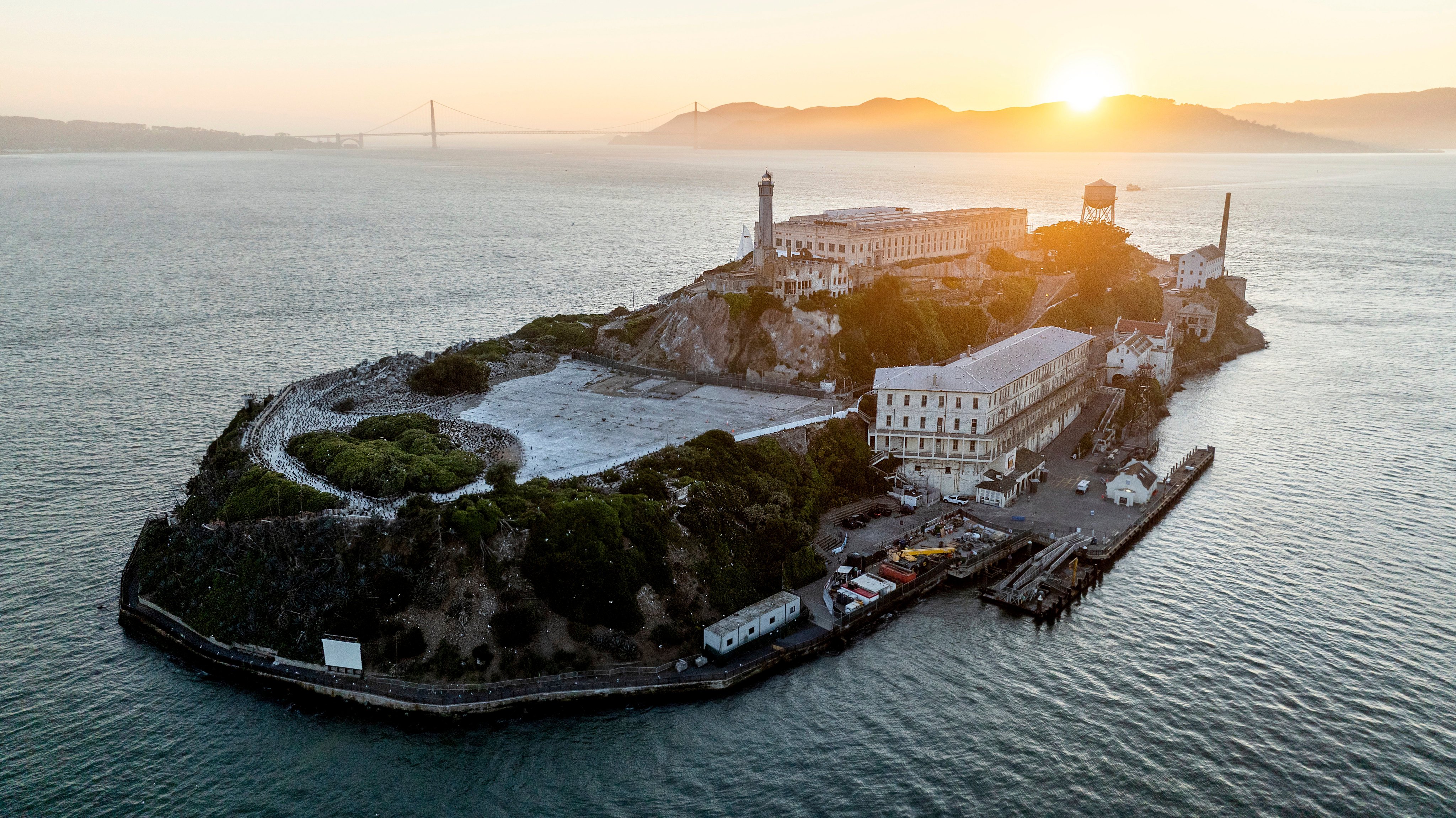 Alcatraz was infamously inescapable due to the strong ocean currents and cold Pacific waters that surround it. File photo: Reuters