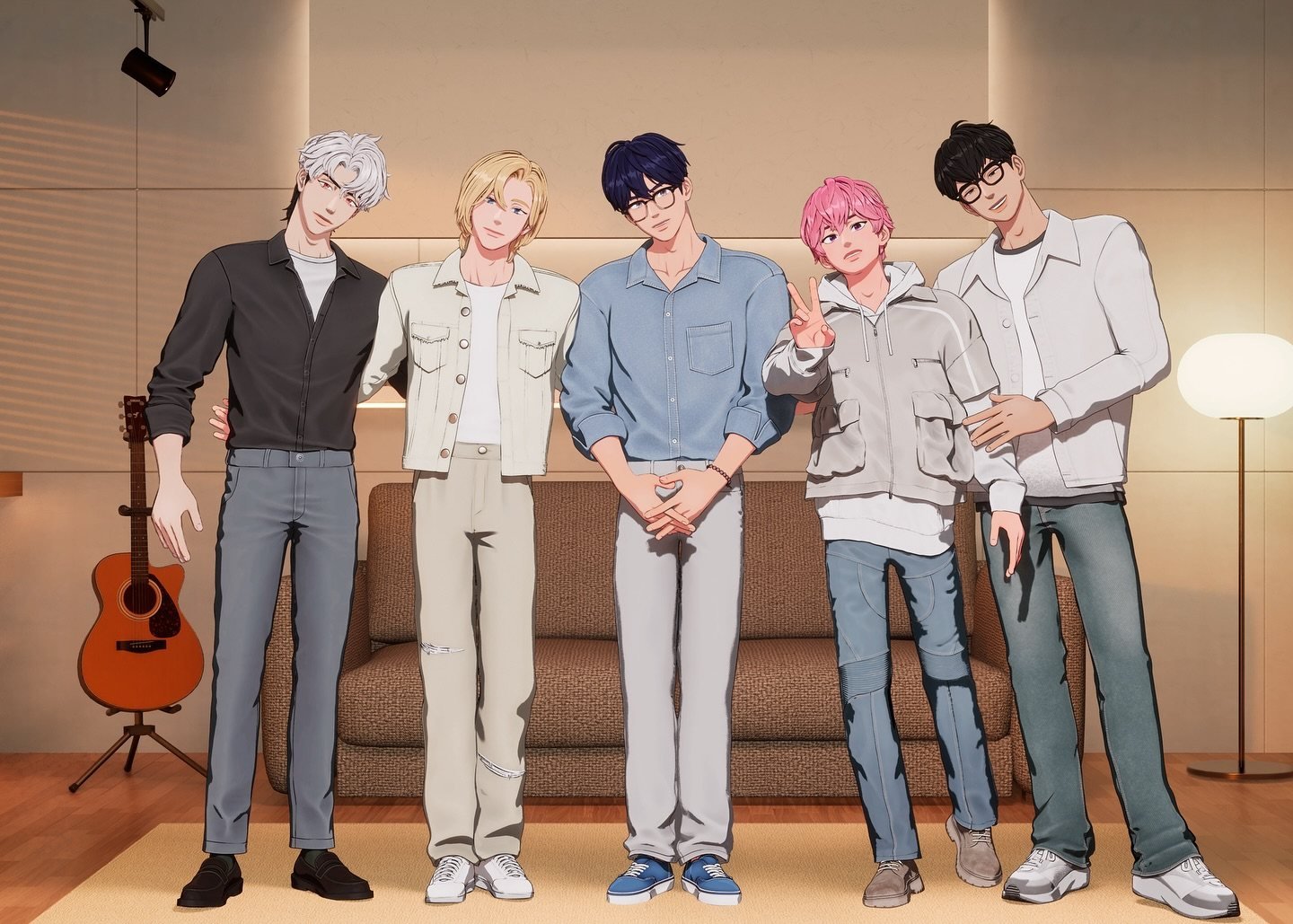 An image of K-pop virtual boy band Plave posted to Instagram in March to mark their second anniversary. Plave are aiming for global fame like BTS. Photo: Instagram/plave_official