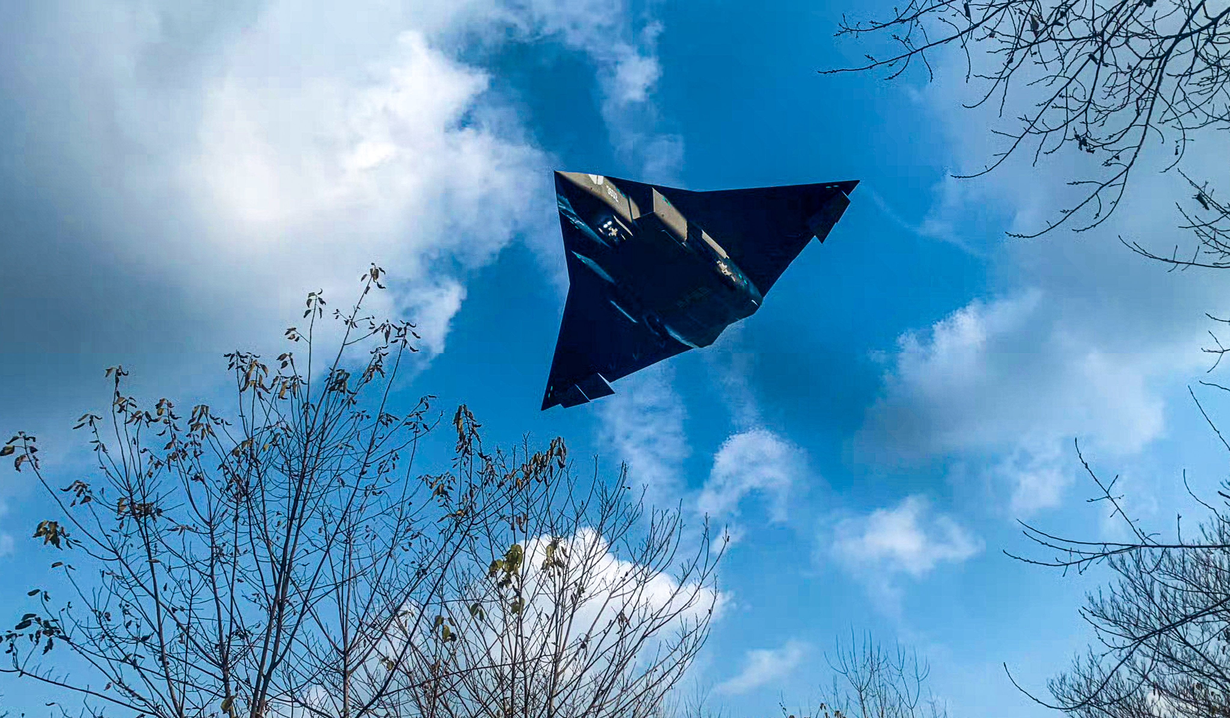 The fighter still being developed by the Chengdu Aircraft Industry Corporation  is unofficially referred to as the J-36. Photo: Weibo/河东三叔