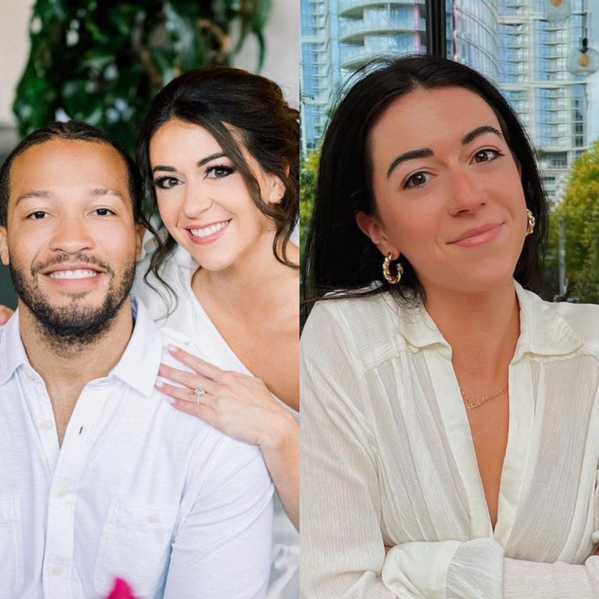 Jalen Brunson and his wife, Ali Marks. Photos: @alibrunson11/Instagram