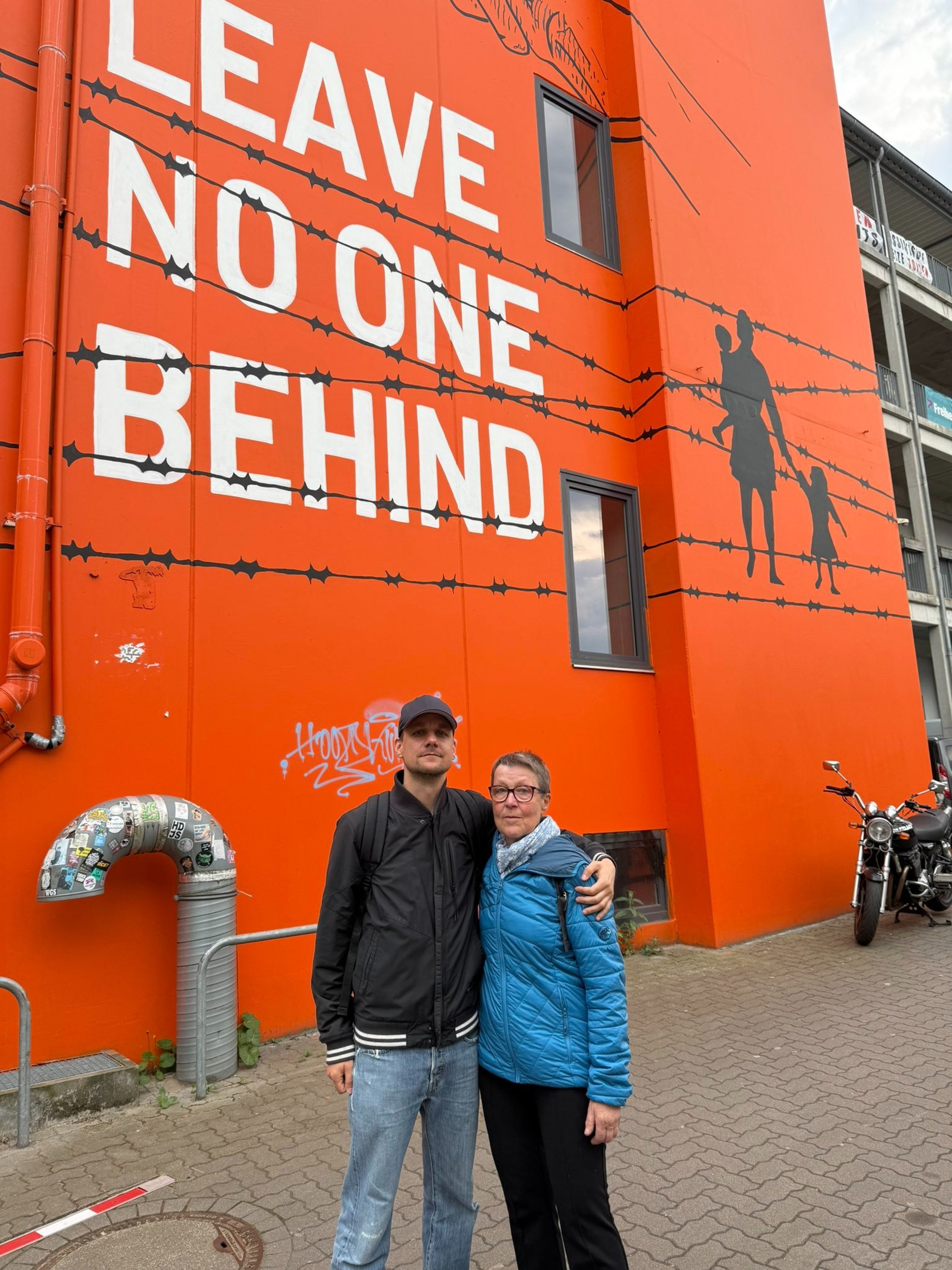 Tobias Schlegl walked the Camino de Santiago with his 73-year-old mother, Sieglinde. Photo: X/@Tobias Schlegl
