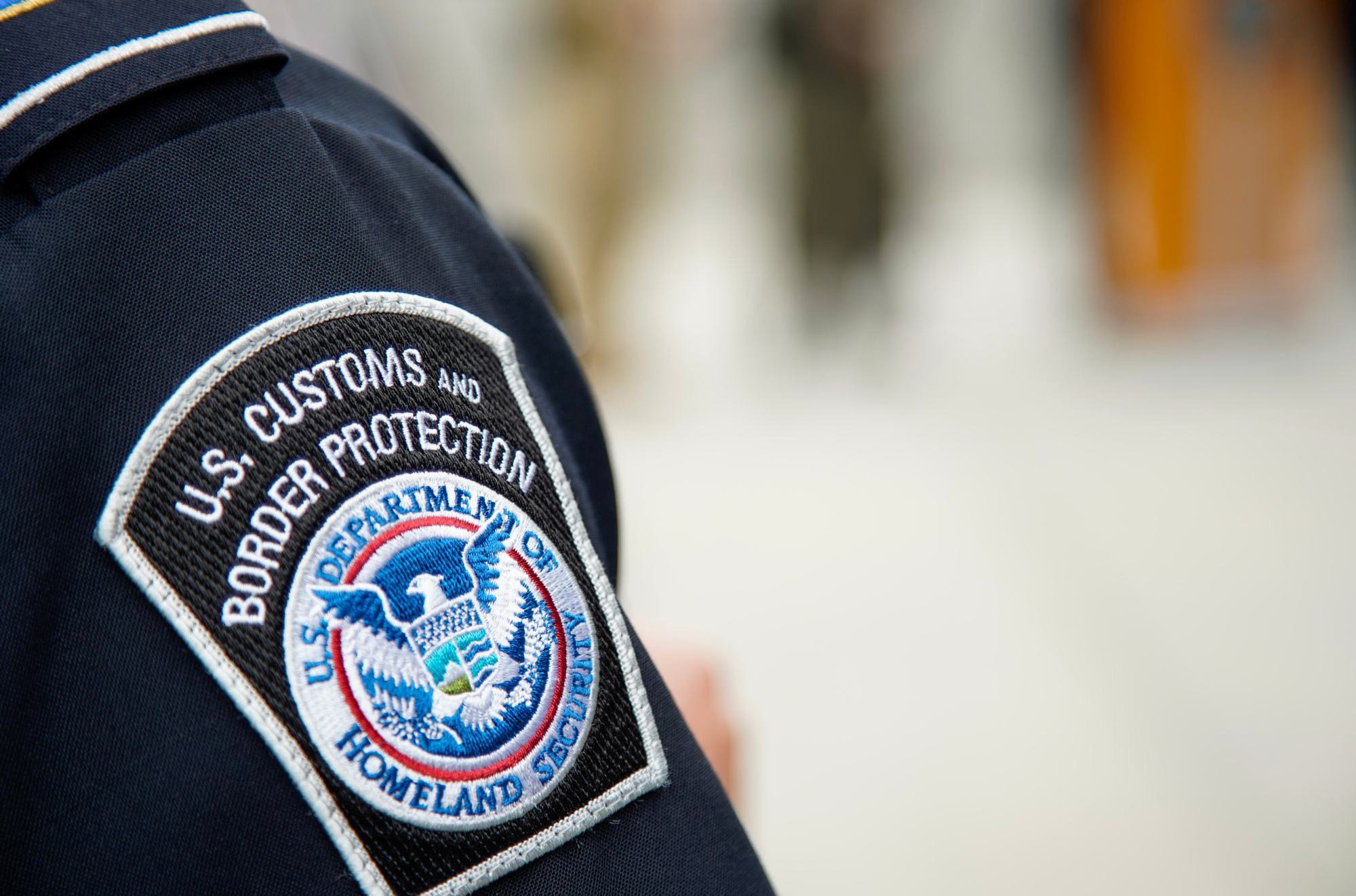 A US Customs and Border Protection officer at the US-Mexico border. Photo: TNS