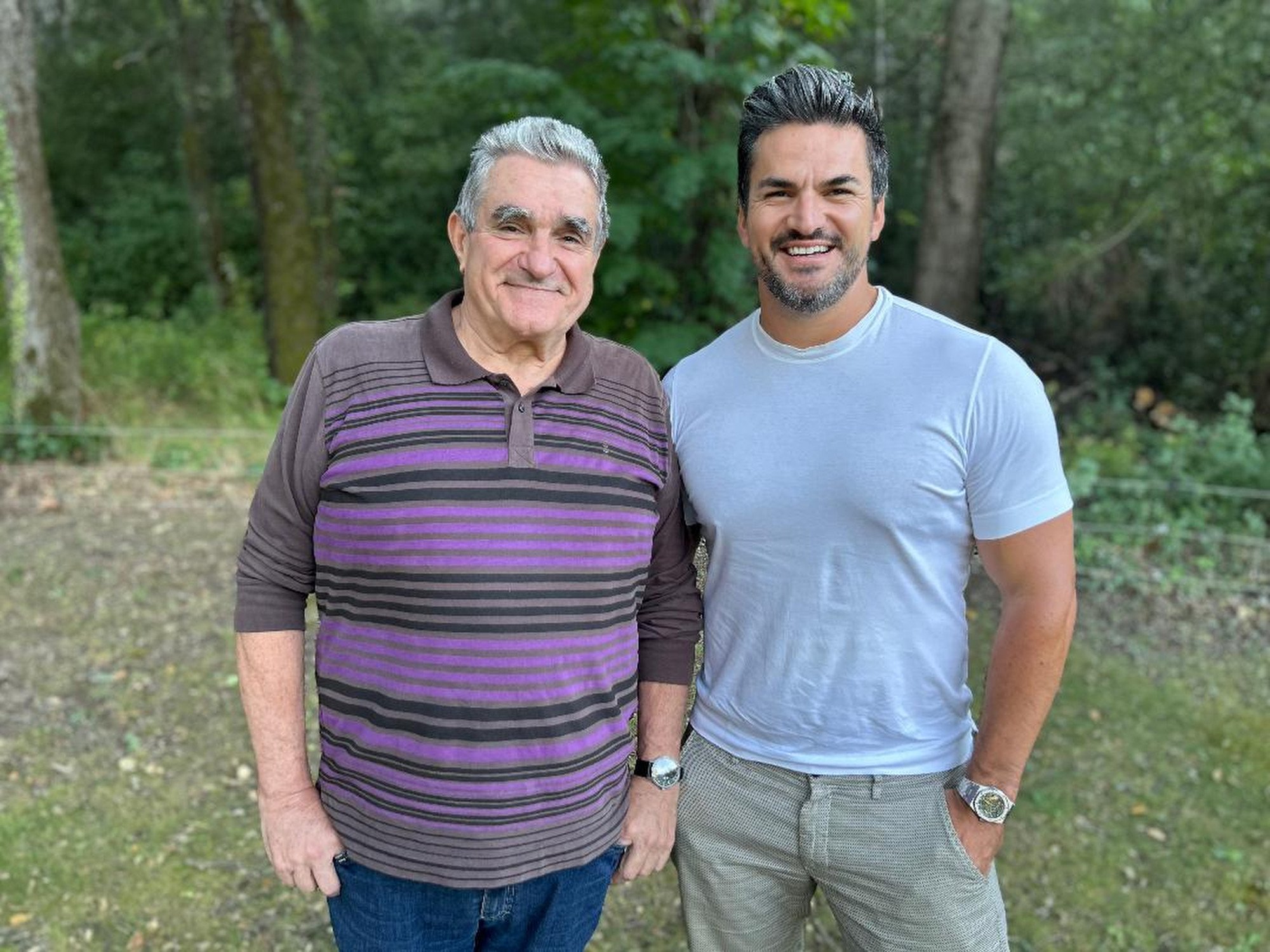 Yves Ocello (left) and Romain Girbal, the technical and business minds behind IB2’s bauxite processing technology. Photo: Handout Yves Ocello (left) and Romain Girbal, the technical and business minds behind IB2’s bauxite processing technology. Photo: Handout