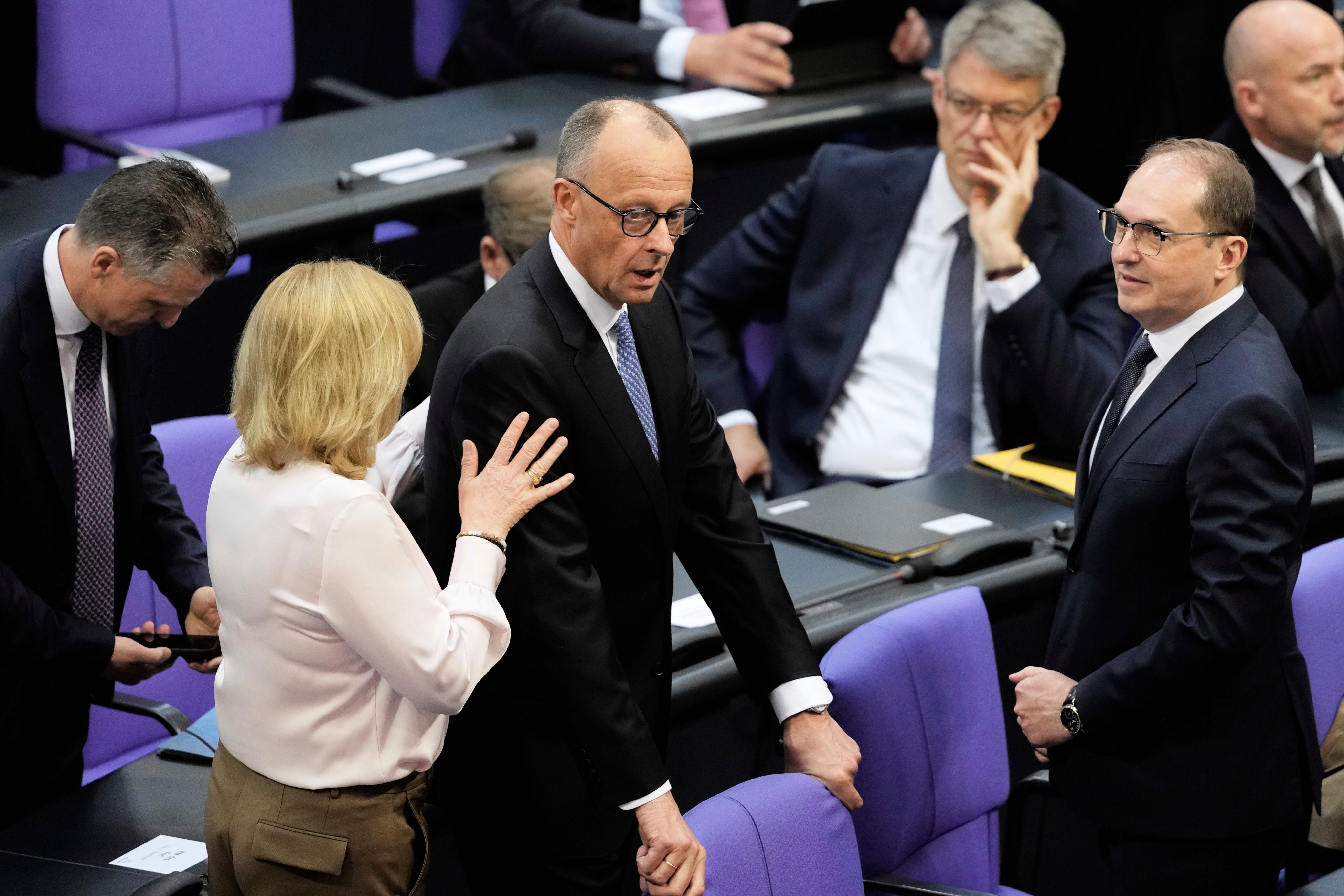 Friedrich Merz after he was not elected new chancellor. Photo: AP