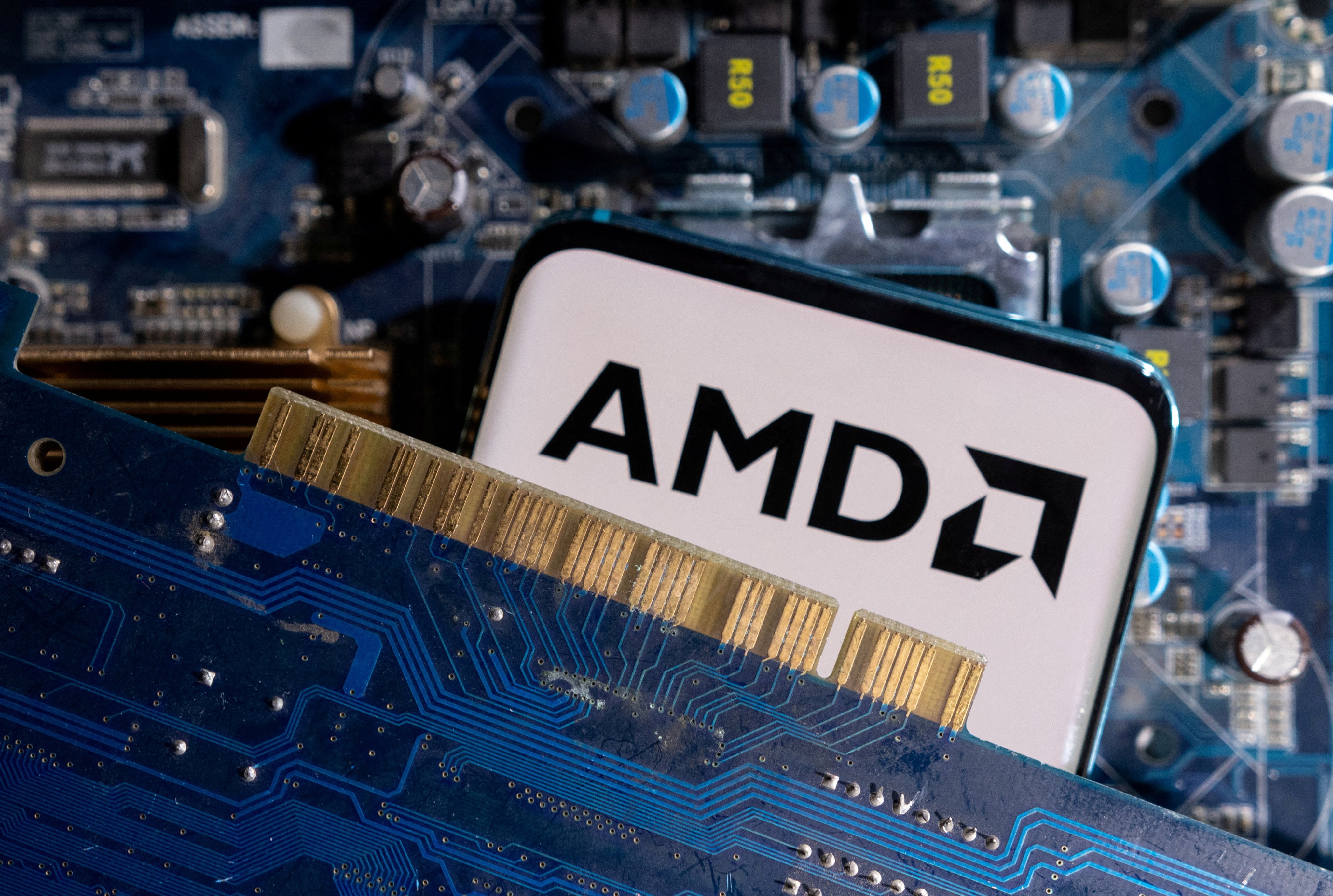 AMD expects trade tensions with between the US and China to dent sales, but it is still projecting growth in the second half of 2025. Photo: Reuters