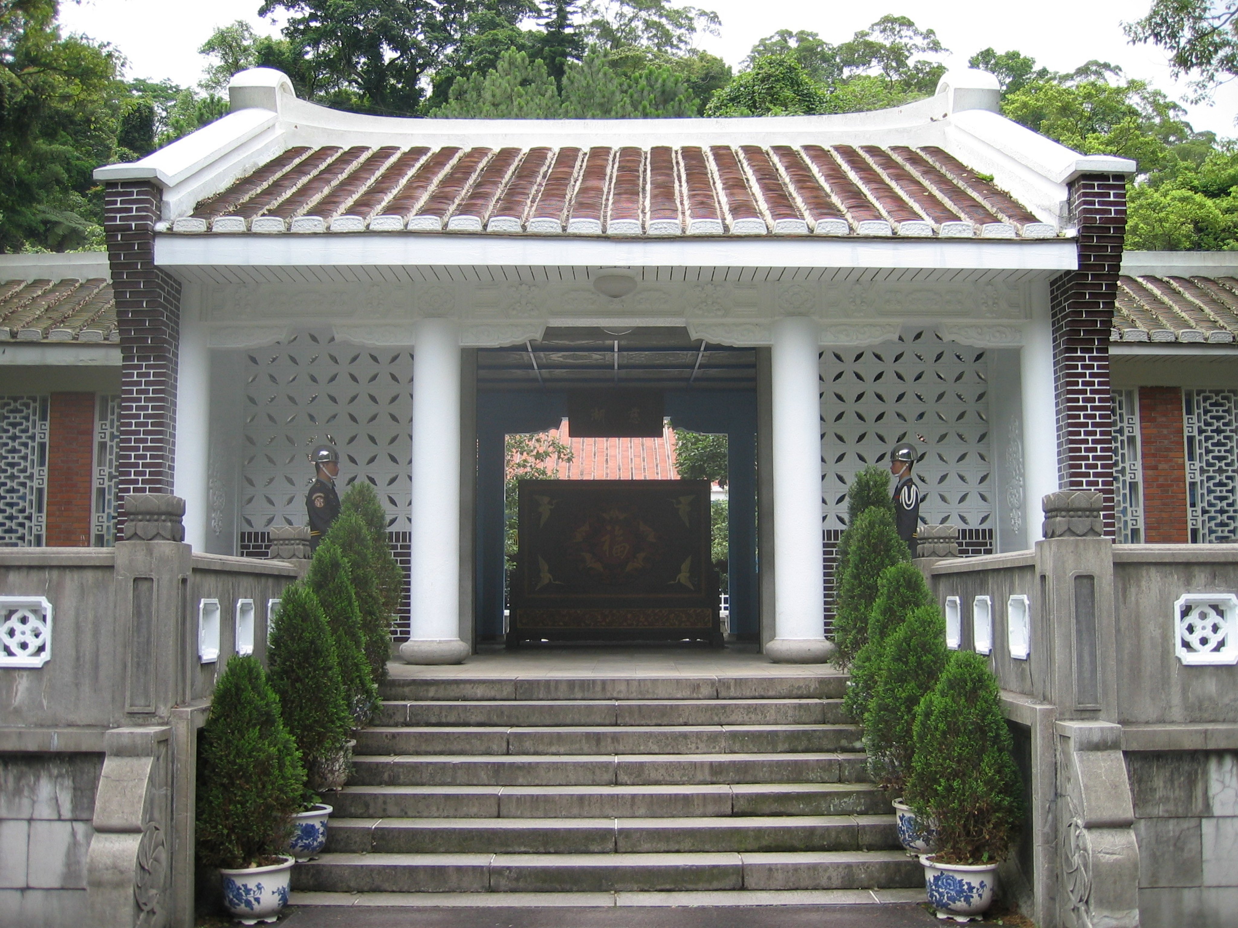 The mausoleum of former Kuomintang leader Chiang Kai-shek in Taoyuan, Taiwan has been renamed “Cihu Camp Area”. Photo: Handout
