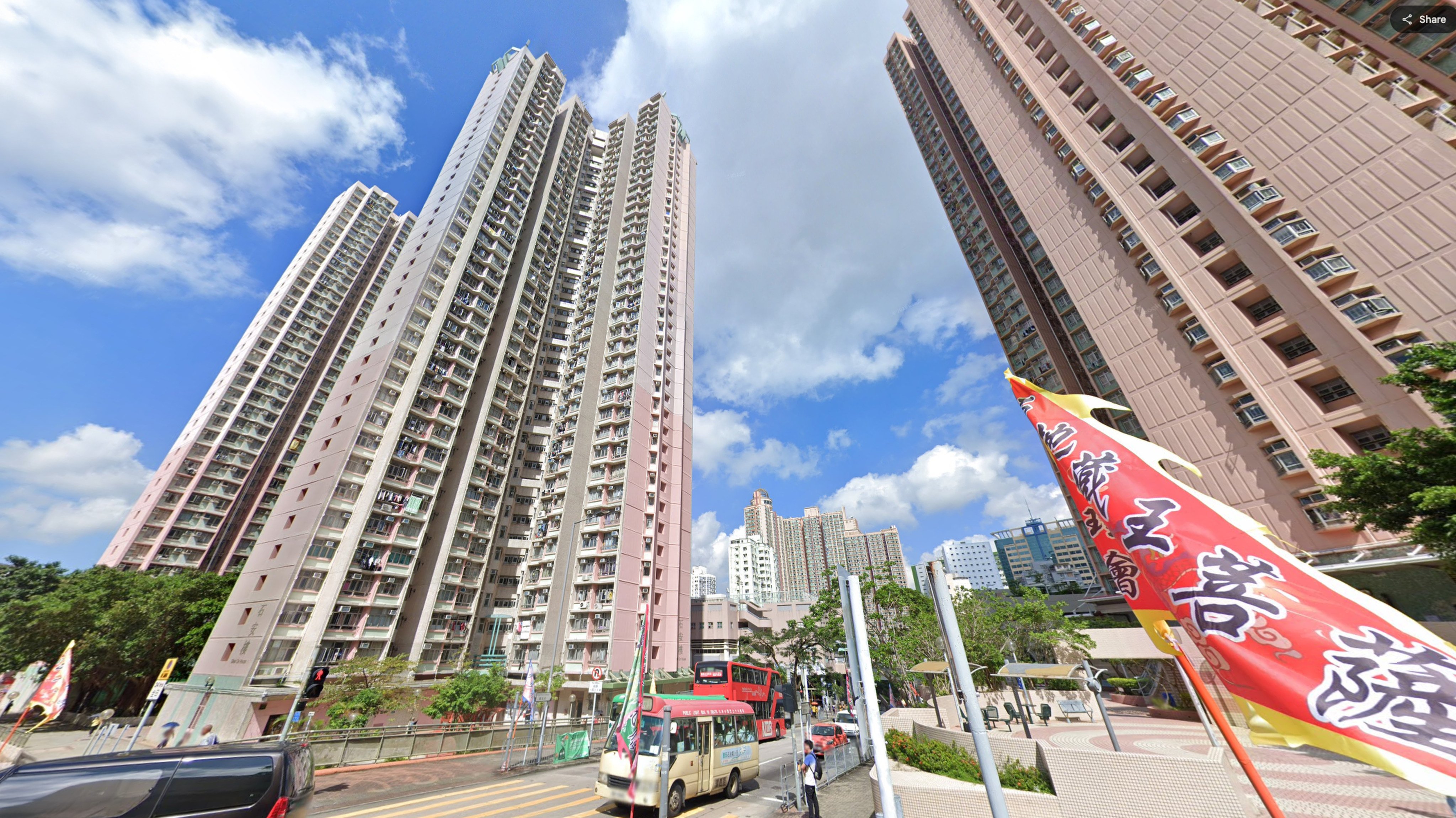 The remains were found at a flat in Shek On House of Shek Lei (I) Estate. Photo: Google Maps