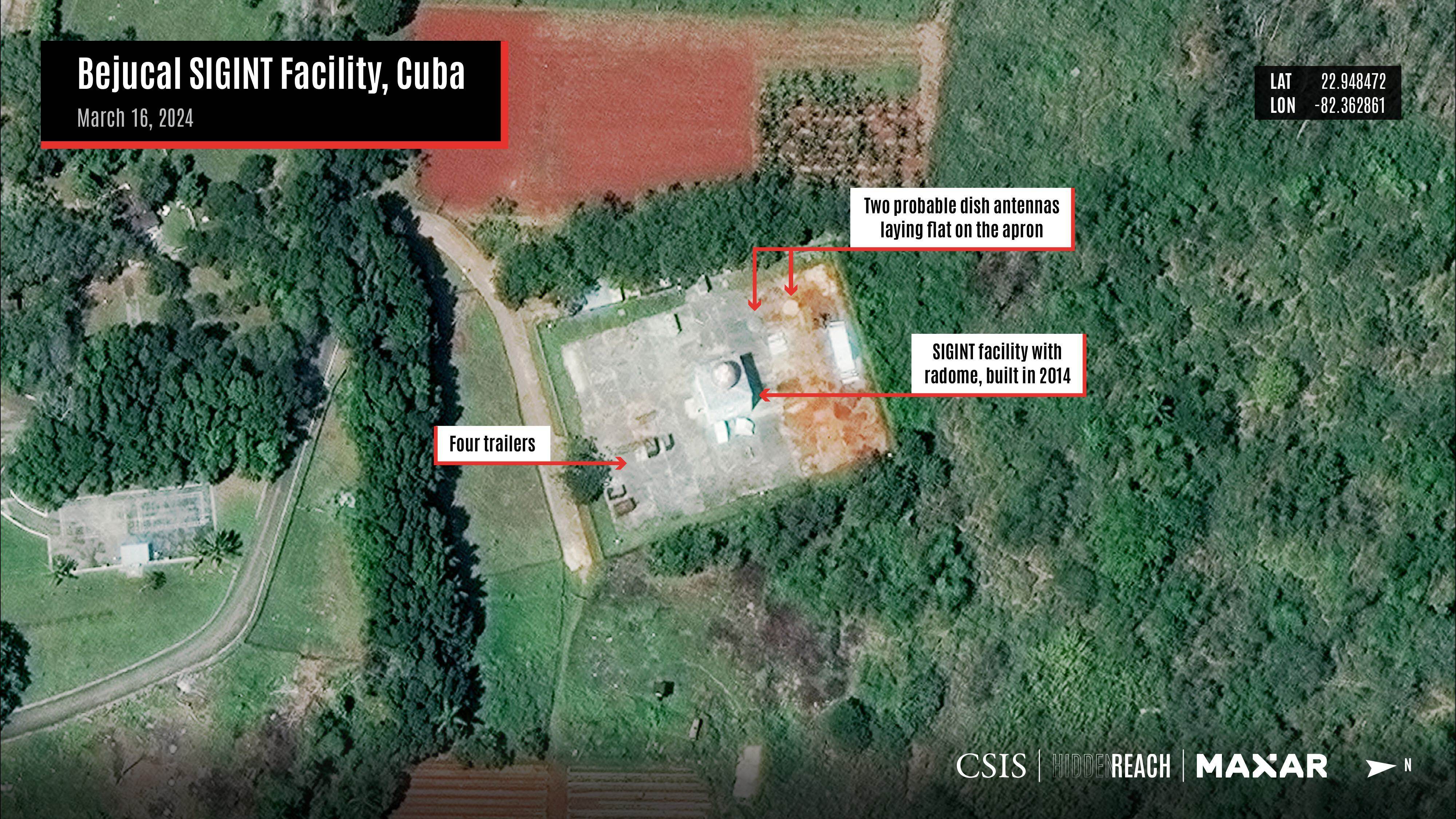 The town of Bejucal in northwestern Cuba is the site of a suspected intelligence operation targeting the US. Photo: Centre for Strategic and International Studies