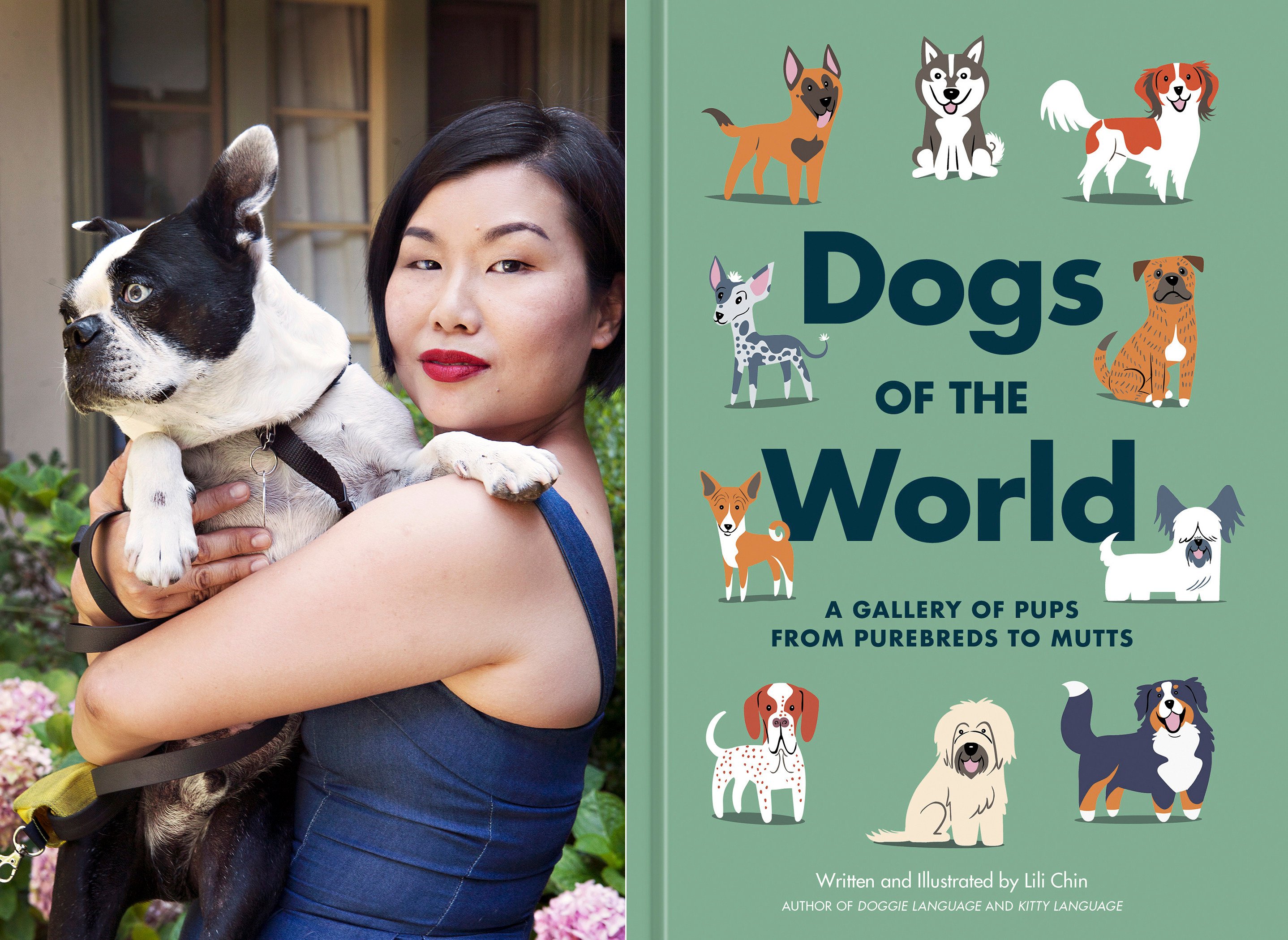 Lili Chin’s books use whimsical illustrations to decode pet behaviour. Photo: AP