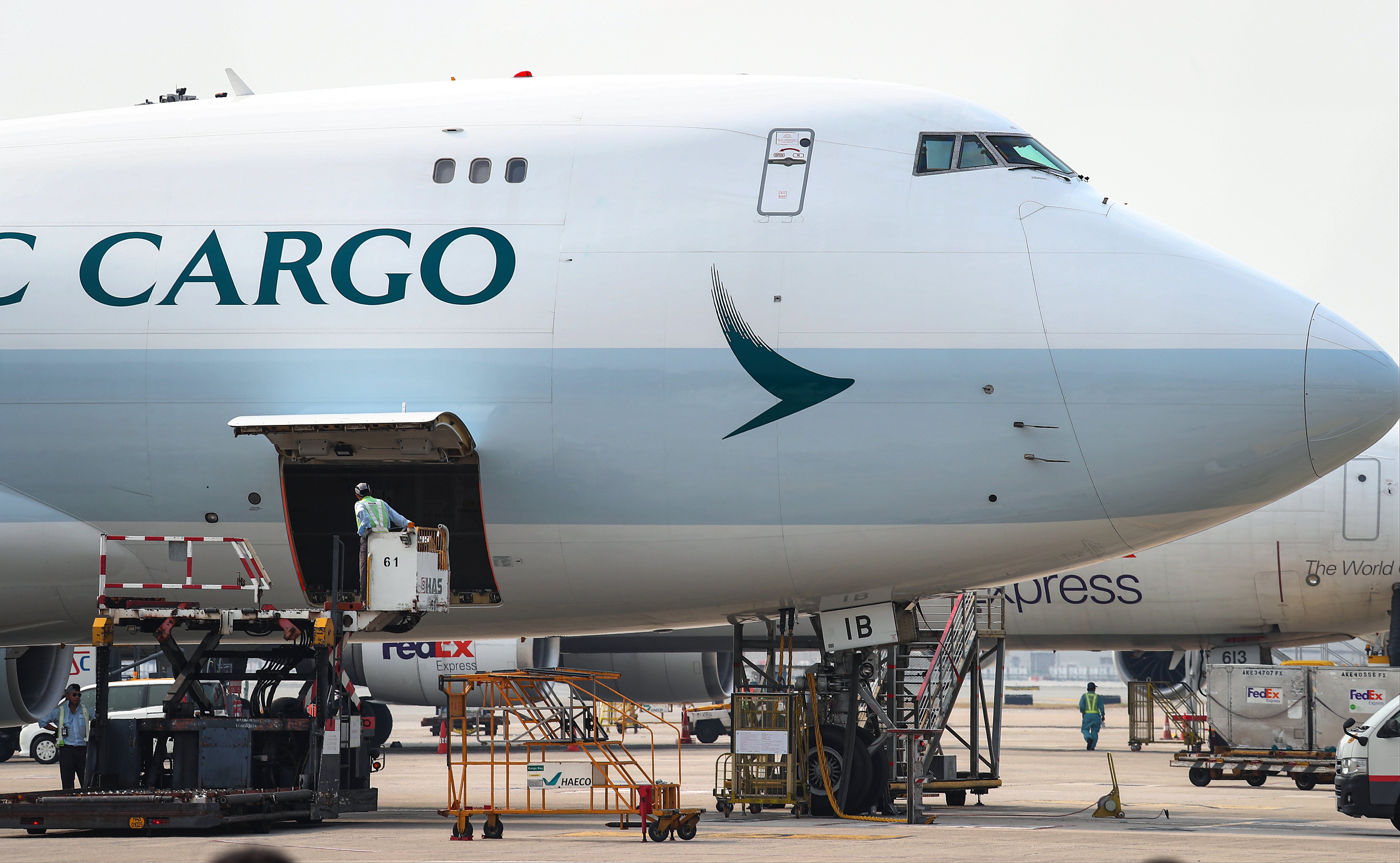 The cargo business is Cathay Group’s bread and butter, accounting for 23 per cent of its HK$104.4 billion overall revenue last year. Photo: Nora Tam