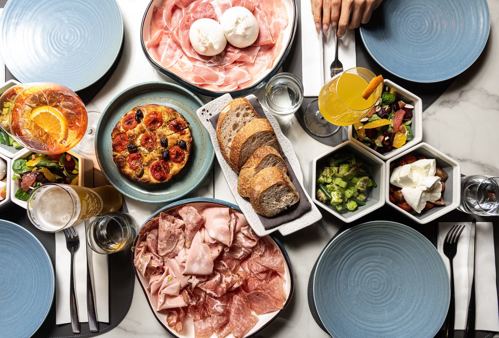 Indulge in LucAle’s exclusive Mother’s Day brunch featuring a selection of Italian classics, dolce and free-flow wines. Photo: Handout