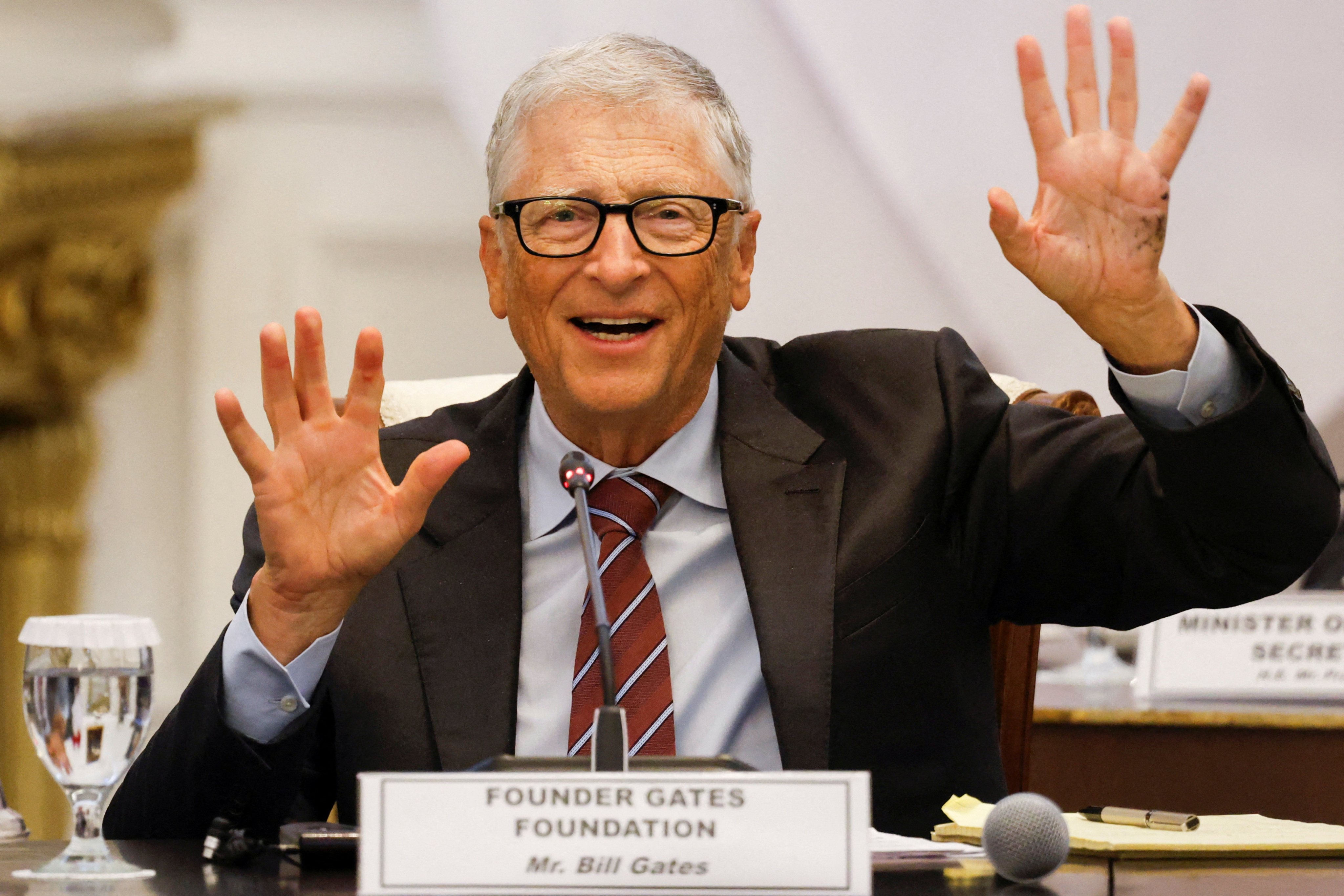 Gates hopes the money would help eradicate diseases like polio and malaria, end preventable deaths among women and children, and reduce global poverty. Photo: Reuters