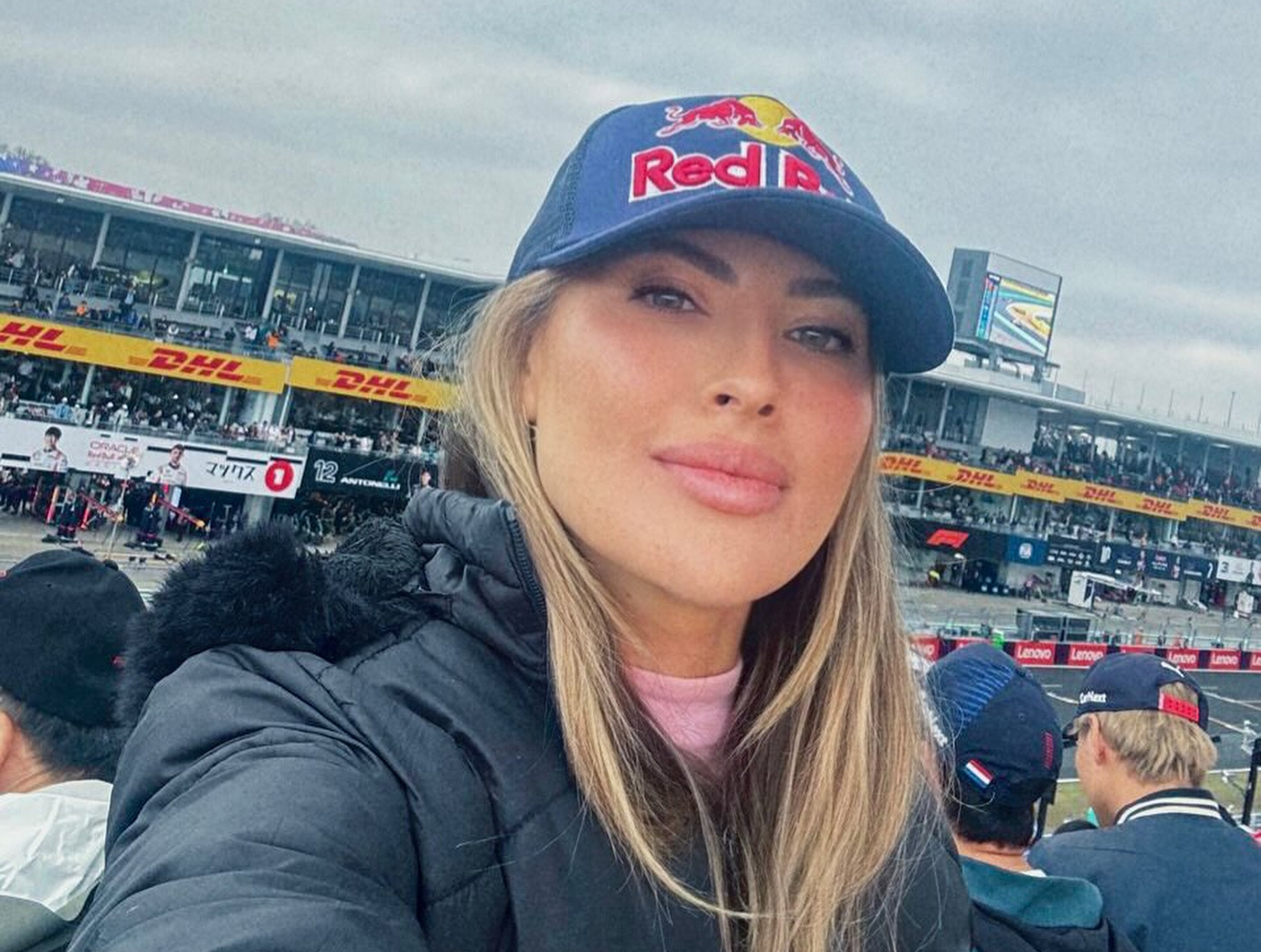 Amanda Borges da Silva at the Japanese Grand Prix in Suzuka. Photo: Instagram/ammandaborges