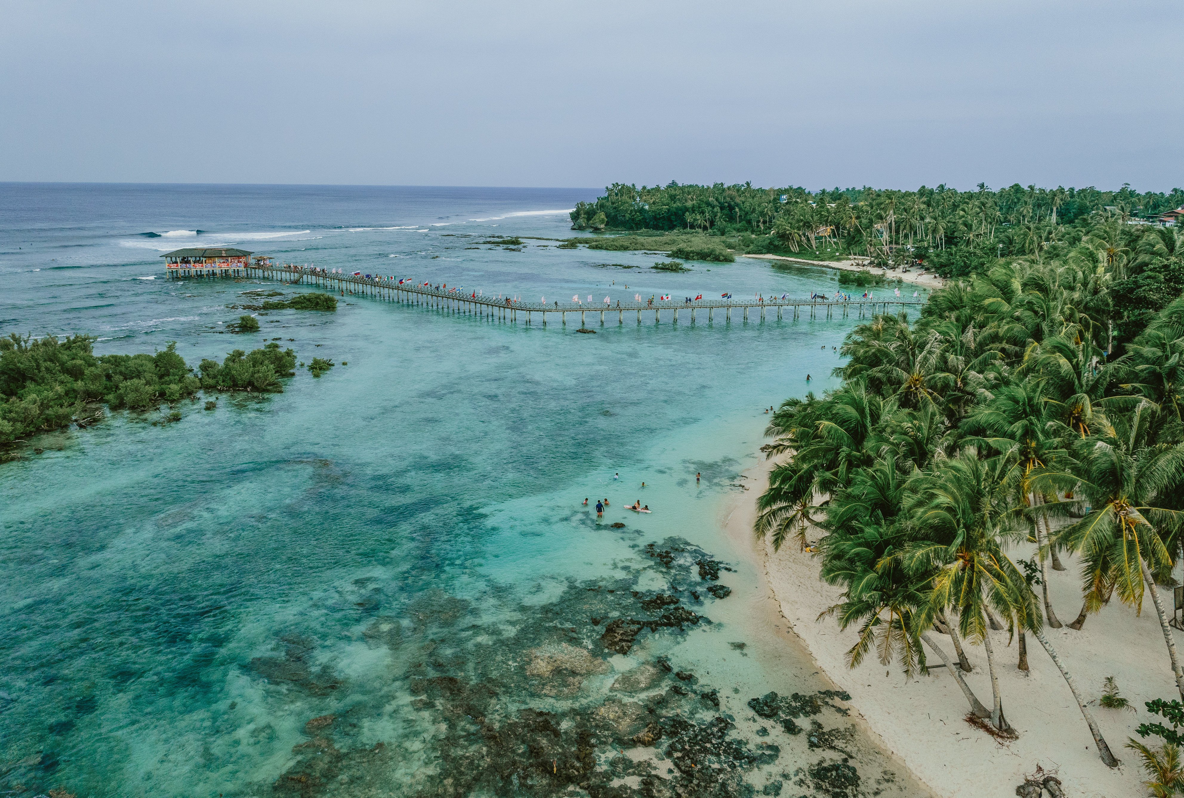 Cloud 9 hosts a World Surf League competition in October 2024. Photo: courtesy World Surf League
