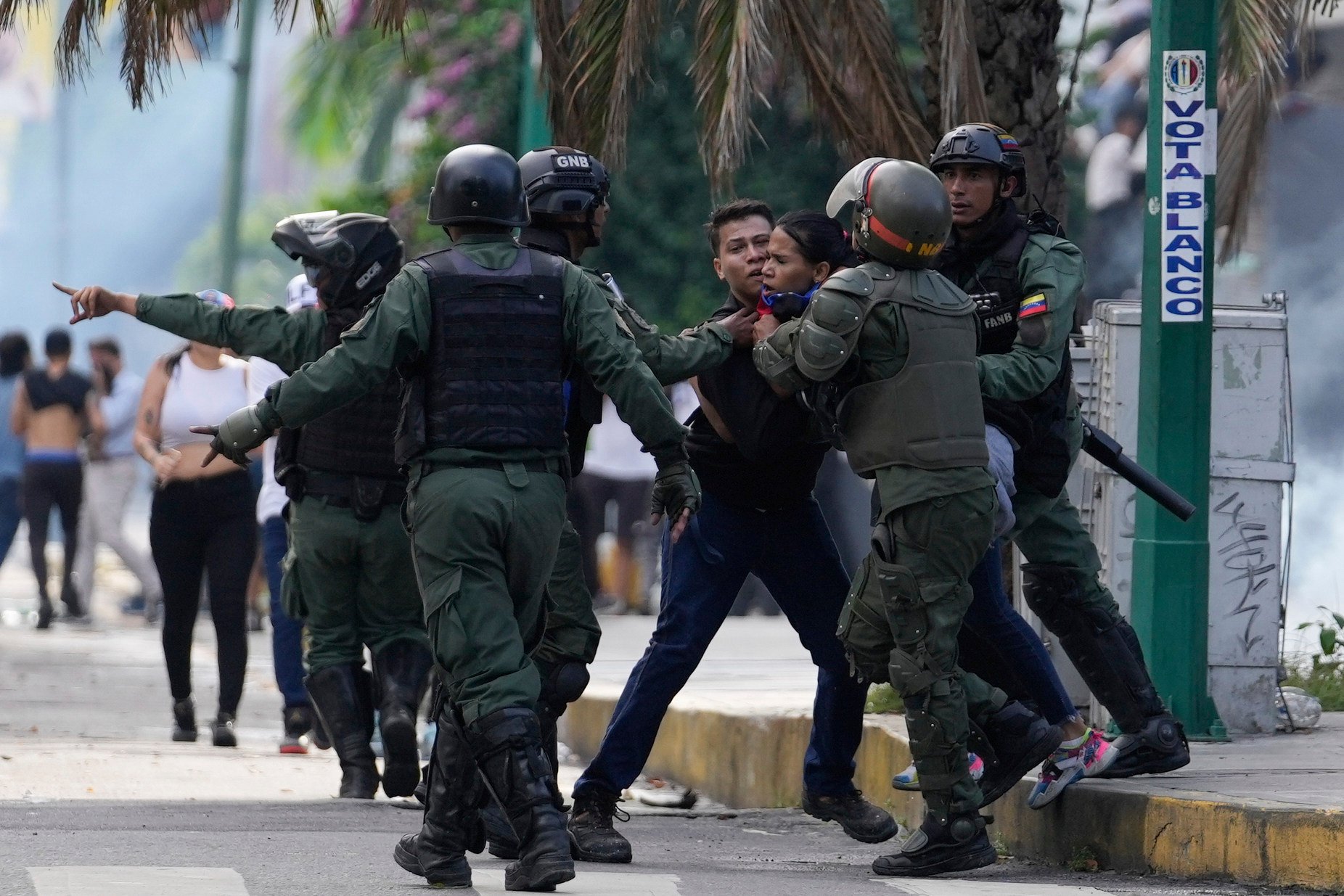 The 2024 Venezuela election results sparked protests across the country. File photo: AP