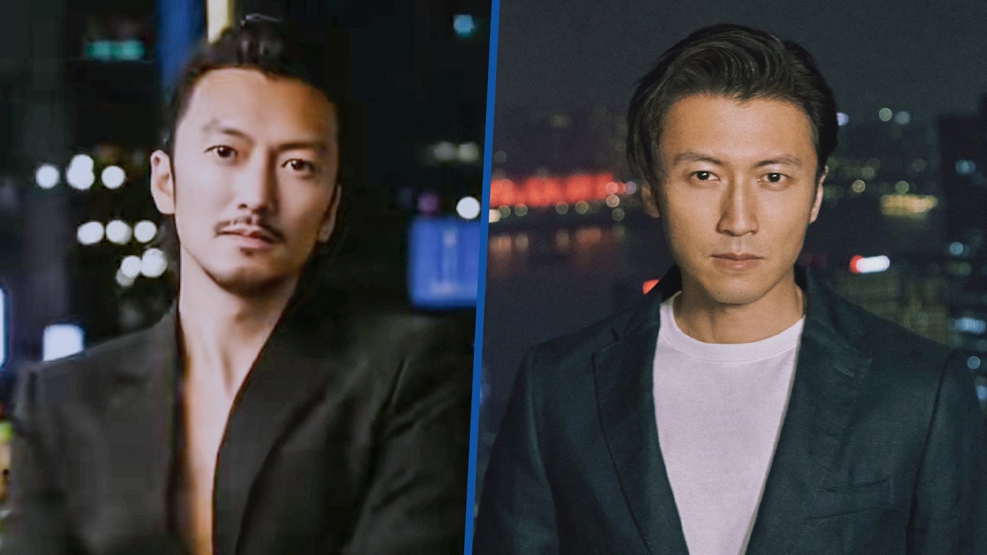 Fans confused a lookalike, left, of Hong Kong Cantopop star Nicholas Tse, right, for the singer during a recent concert, leading to an amusing mix-up. Photo: SCMP composite/Douyin/Weibo