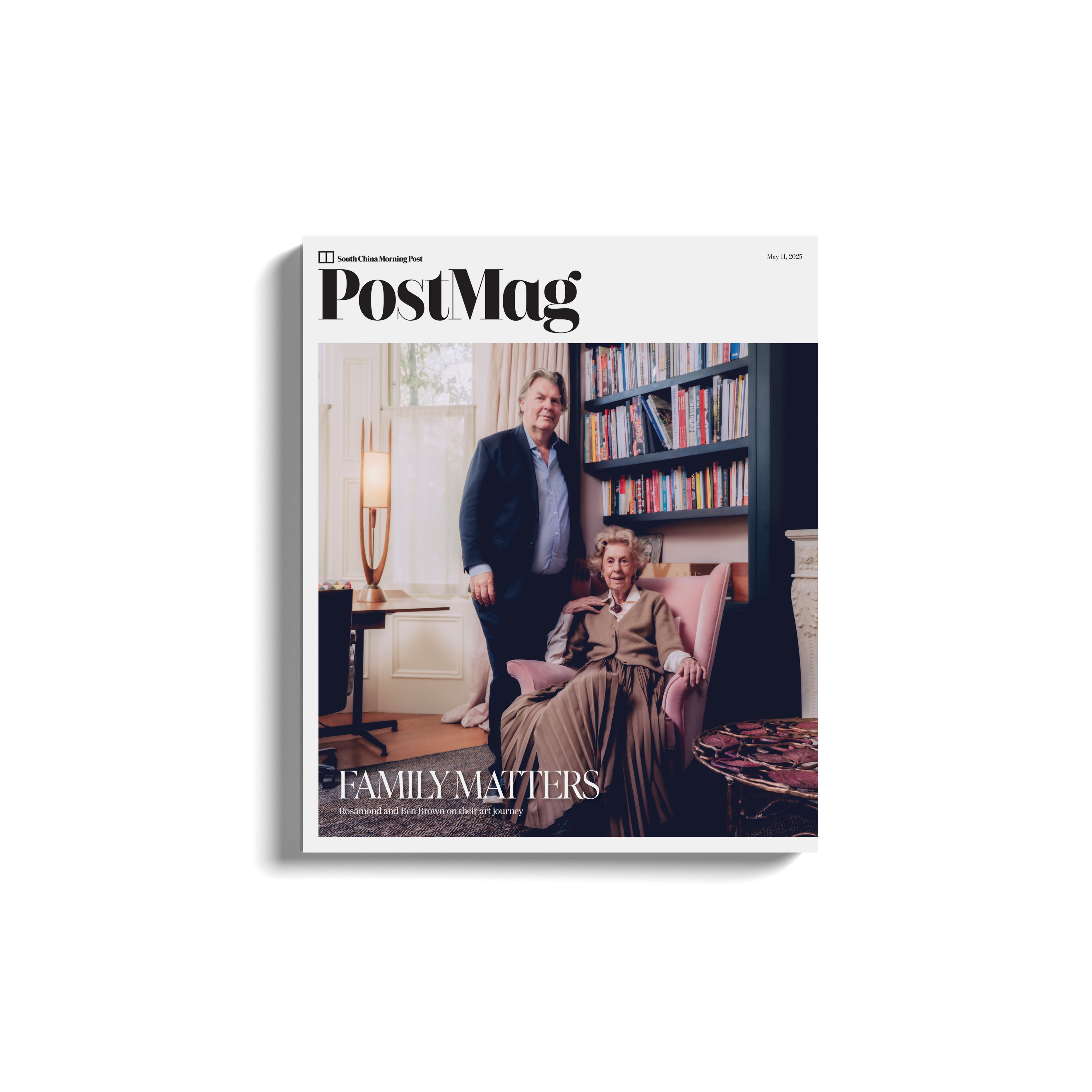 Rosamond and Ben Brown, at Ben’s house in London, on the cover of this week’s print issue. Photo: Jack Orton