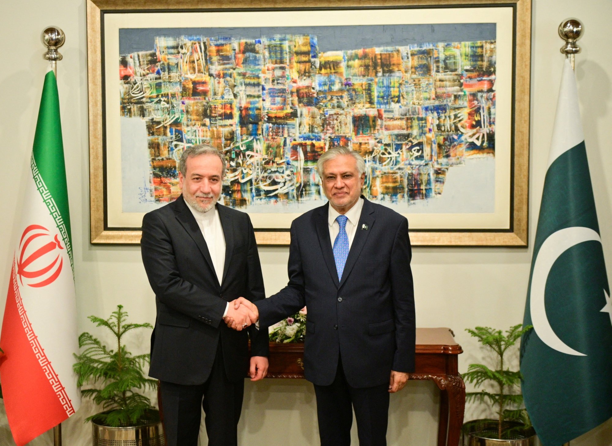 Pakistan’s Foreign Minister Ishaq Dar with his Iranian counterpart Abbas Araghchi in Islamabad on May 5. Araghchi later visited India and called for restraint amid the conflict. Photo: Pakistan’s Ministry of Foreign Affairs/Handout via Reuters Pakistan’s Foreign Minister Ishaq Dar with his Iranian counterpart Abbas Araghchi in Islamabad on May 5. Araghchi later visited India and called for restraint amid the conflict. Photo: Pakistan’s Ministry of Foreign Affairs/Handout via Reuters