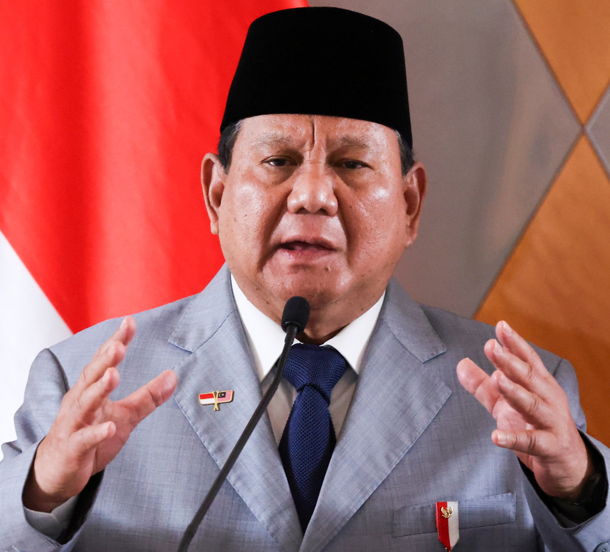 Indonesian President Prabowo Subianto has pledged to raise growth to 8 per cent by 2029. Photo: AP Indonesian President Prabowo Subianto has pledged to raise growth to 8 per cent by 2029. Photo: AP