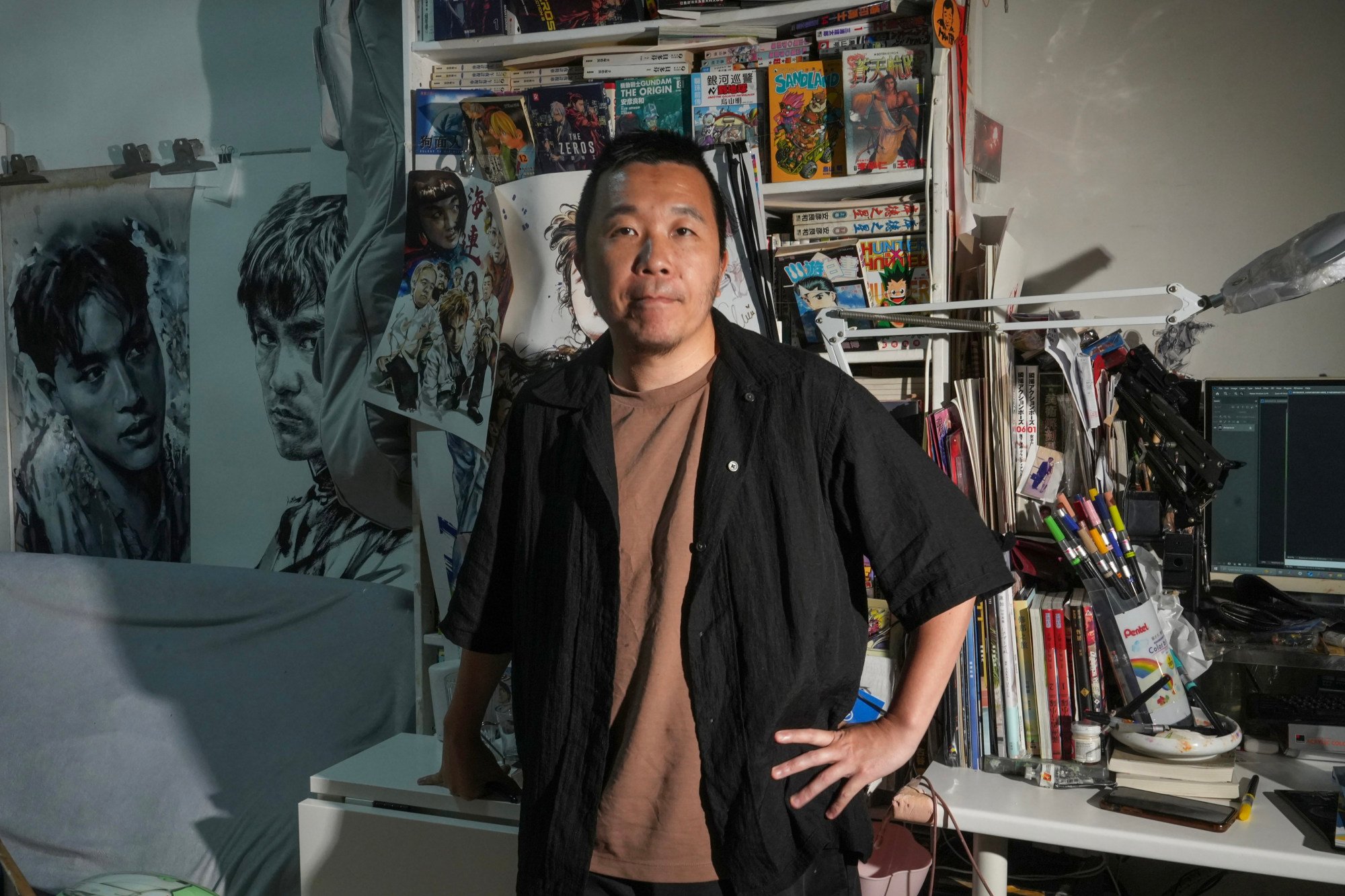 Man Tsang, a Hong Kong artist adapting “Star Wars: Thrawn” into a comic.