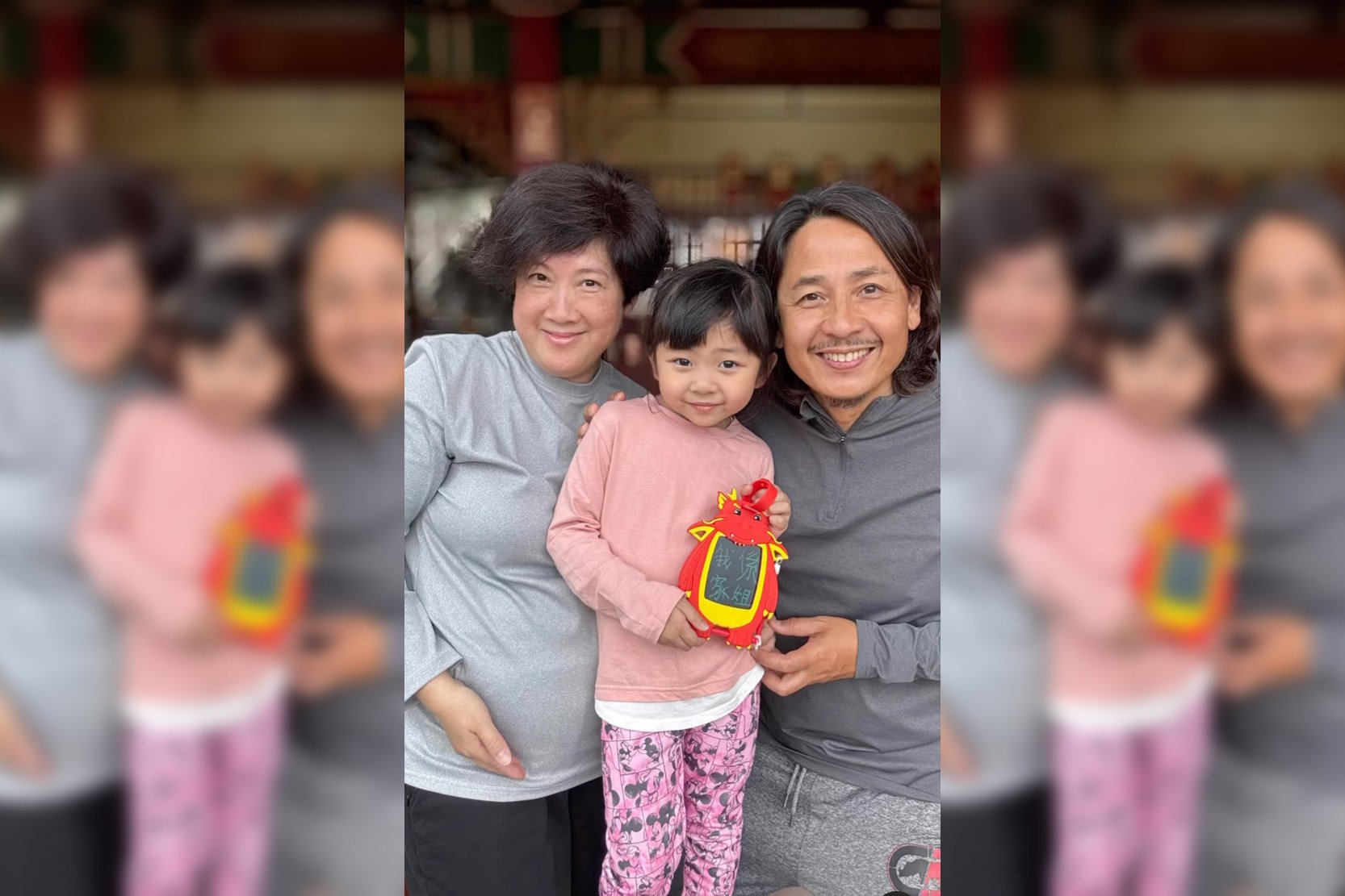 Chan Lai-lai, wife of local actor Brian Wong, is expecting her second child at the age of 58. Photo: Instagram/@briancfwong