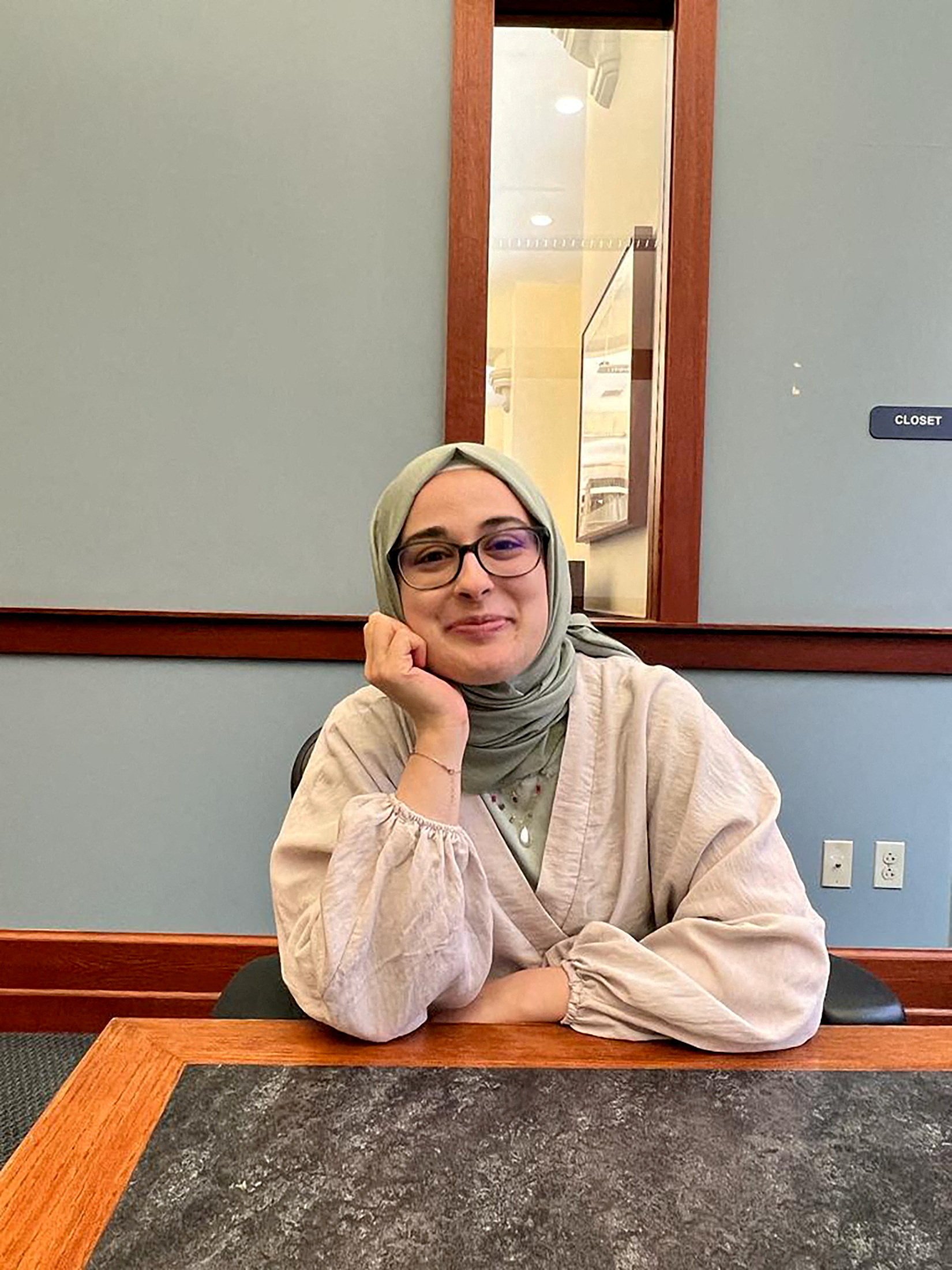 Rumeysa Ozturk, a Turkish doctoral student at Tufts University in Somerville, Massachusetts, poses in an undated photograph provided by her family. Photo: Ozturk family via Reuters