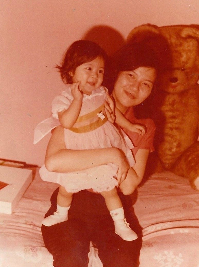 Dominica Yang, aged one, with her mother. Yang’s new book - My Mum Called Alzheimer’s - features conversations she had with her mother leading up to her death, and is available in English and Chinese. Photo: Dominica Yang