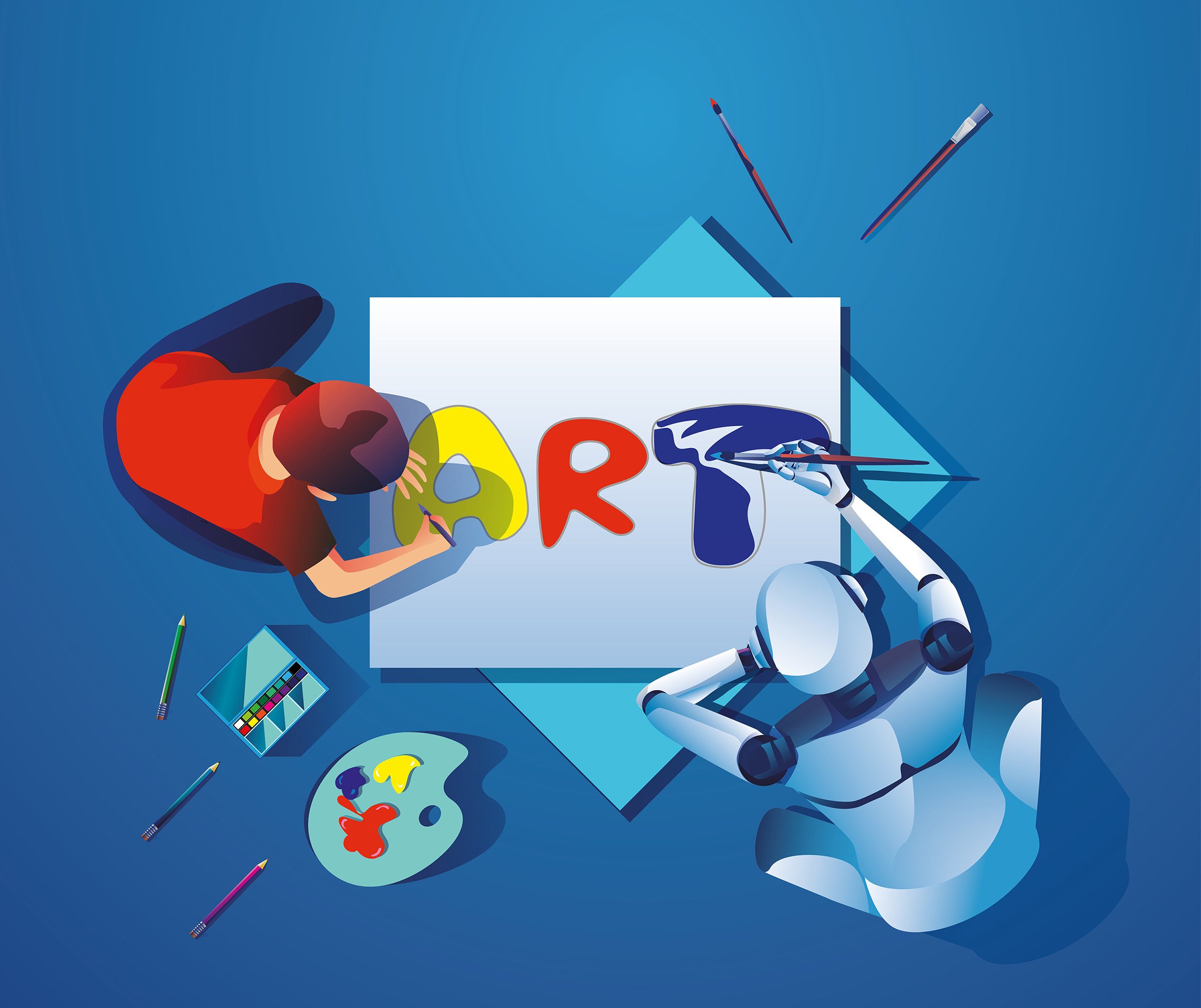 Modern artists are figuring out how to navigate the rise of artificial intelligence. Photo: Shutterstock
