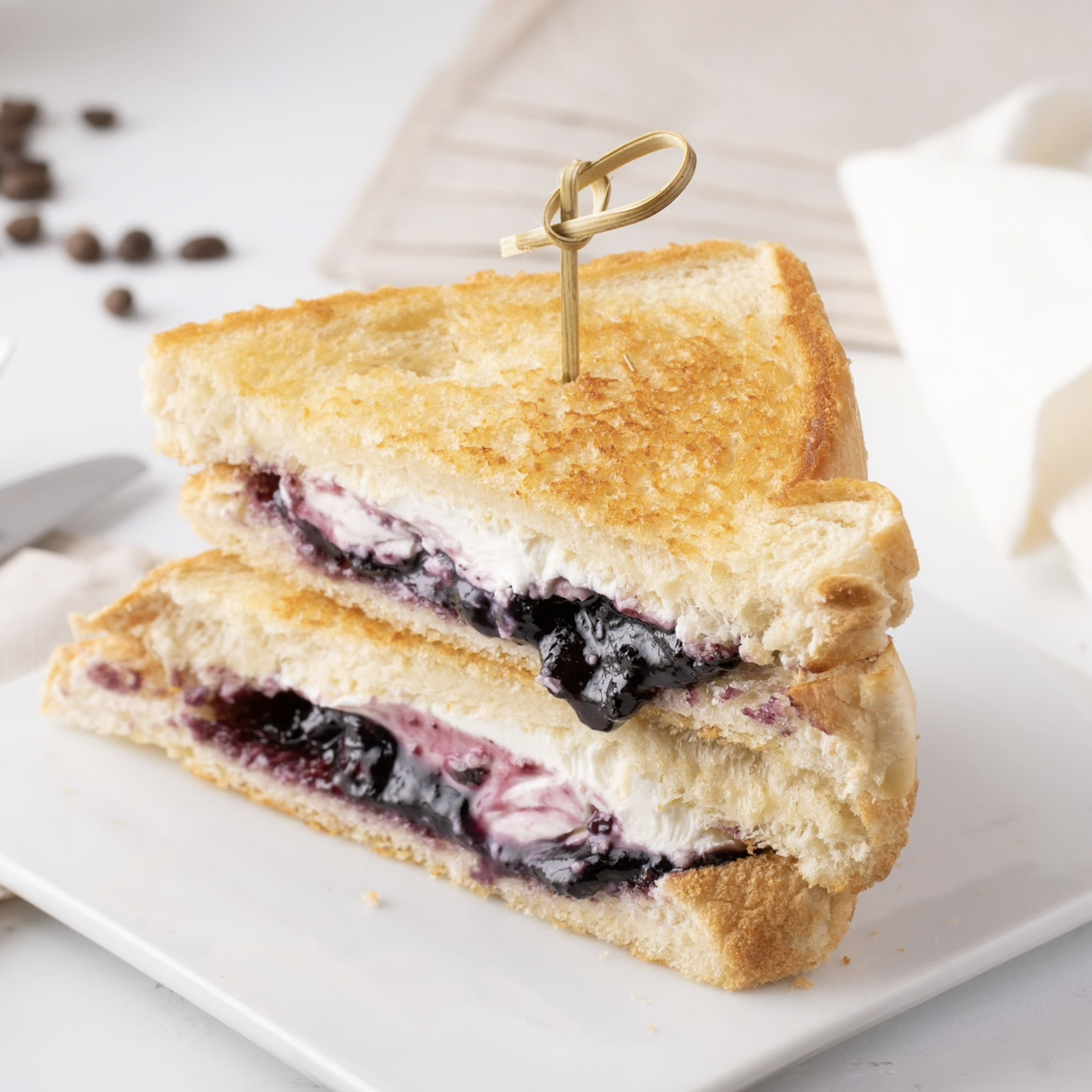 The “Ex-Boyfriend Toast” at PHiL Cafe in New York. The simple dish is popular  thanks to its backstory involving a Korean couple’s break-up. Photo: PHiL Cafe