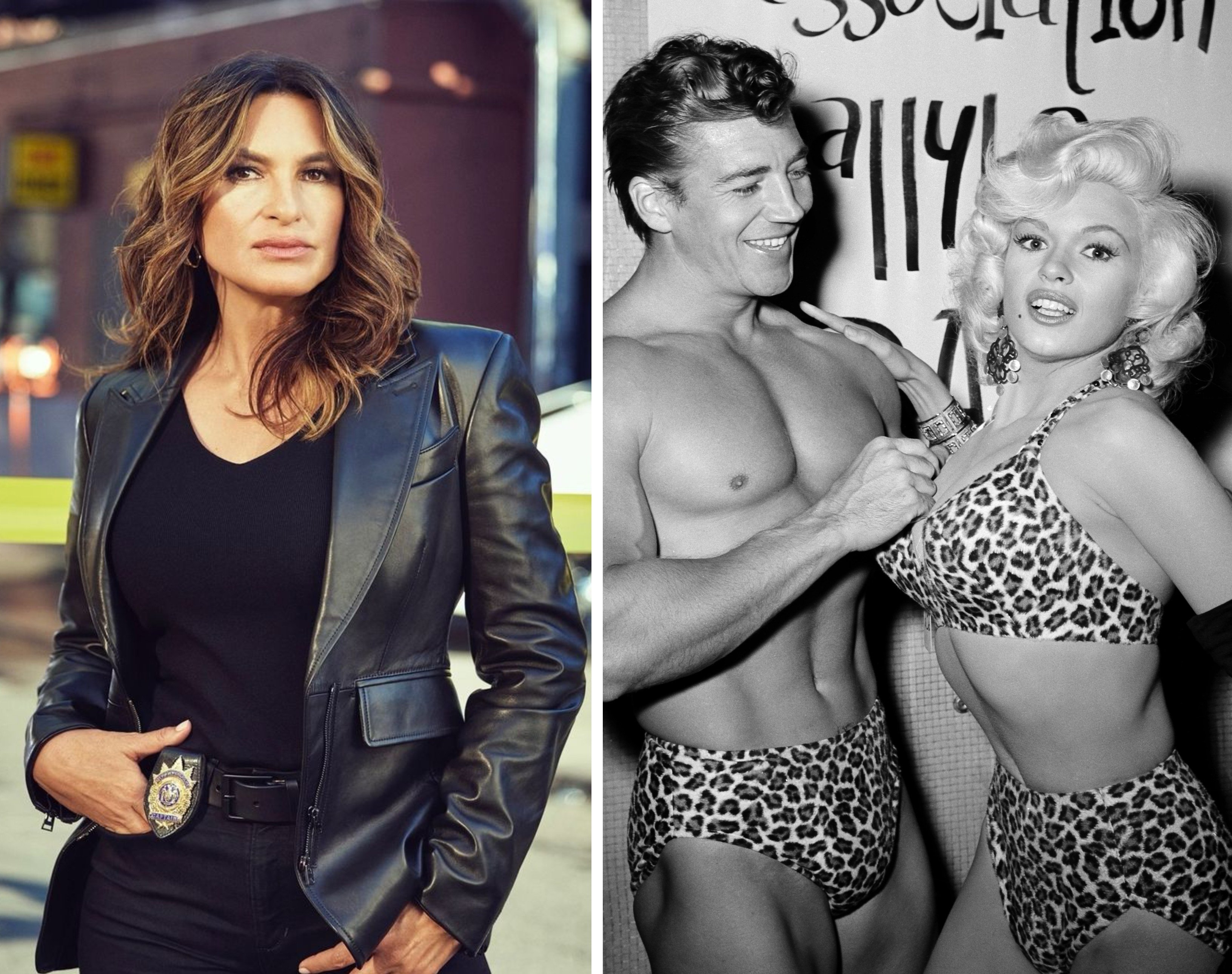 Who were Law & Order: SVU star Mariska Hargitay’s famous parents, Mickey Hargitay and Jayne Mansfield? Photos: Getty Images, @therealmariskahargitay/Instagram