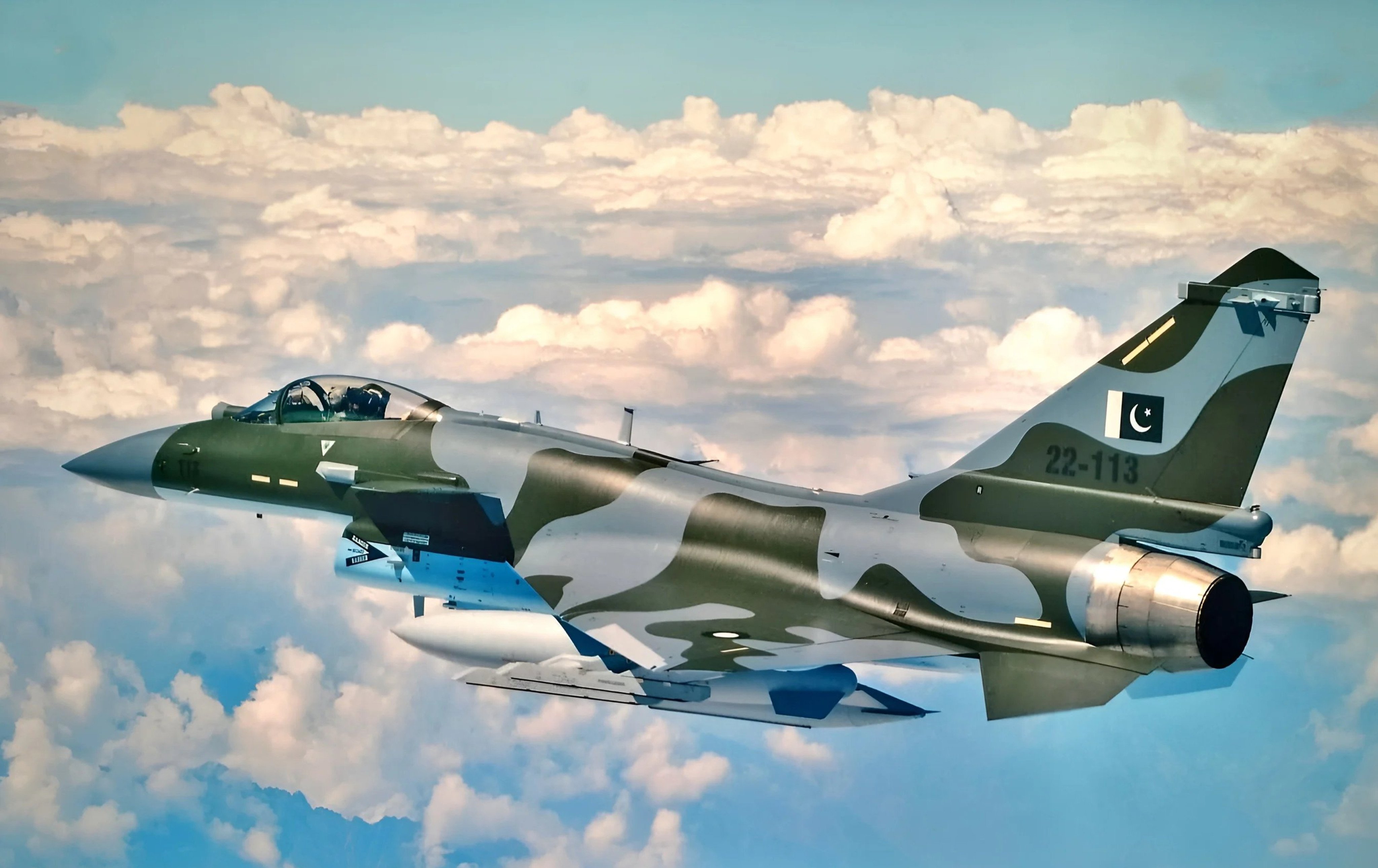 Pakistan says it shot down India’s Rafale fighter jets with Chinese -made Chengdu J-10C Vigorous Dragon aircraft during an intense aerial dogfight on Wednesday. Photo: Handout