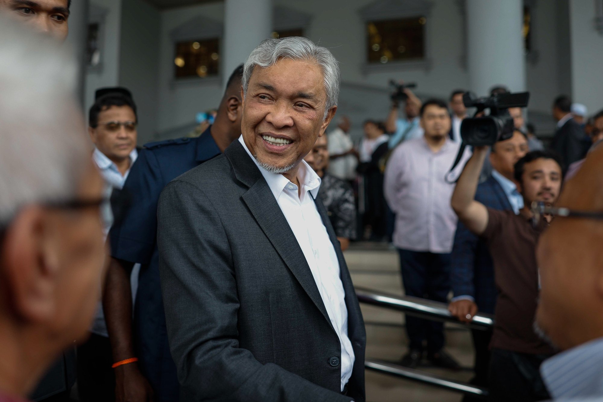 Malaysia’s Deputy Prime Minister Ahmad Zahid leaves the High Court after the court dismissed 47 corruption charges against him in September 2023. Photo: Bernama/dpa Malaysia’s Deputy Prime Minister Ahmad Zahid leaves the High Court after the court dismissed 47 corruption charges against him in September 2023. Photo: Bernama/dpa