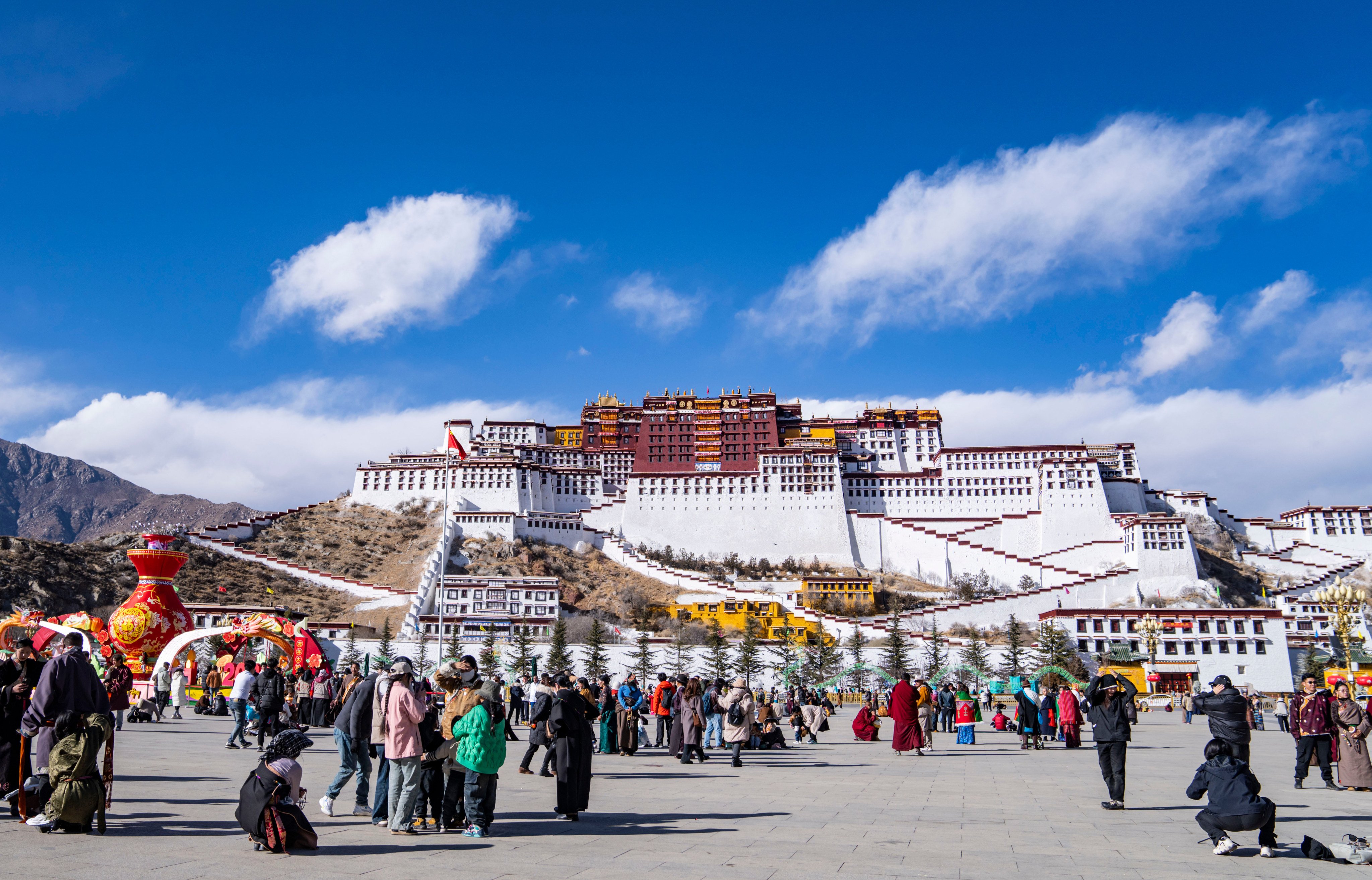 The brawl took place in Lhasa, in the Tibet autonomous region, where security is tight for fear of independence or terrorist activities. Photo: Xinhua