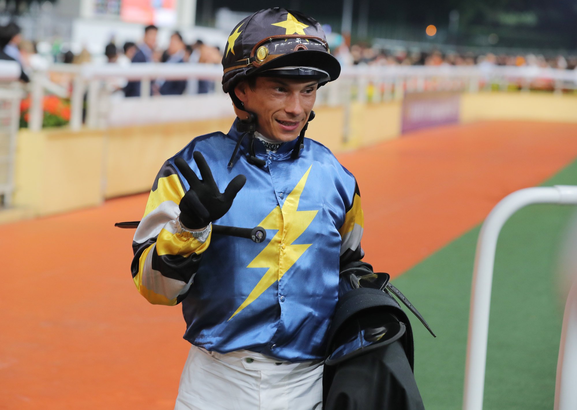 Alexis Badel has had plenty of reasons to smile at Happy Valley in recent meetings. Alexis Badel has had plenty of reasons to smile at Happy Valley in recent meetings.