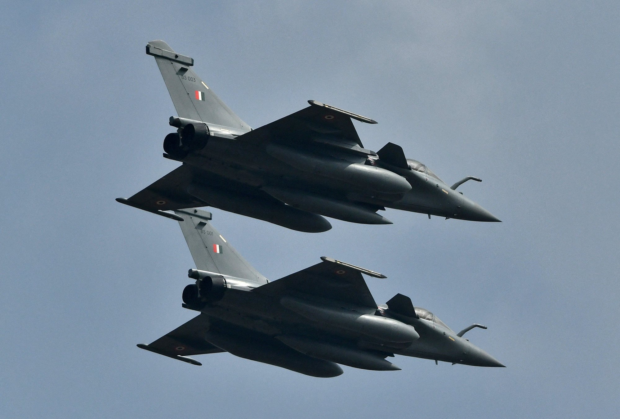 Indian Air Force’s Rafale fighter jets fly past during an air show in Bengaluru. Pakistan’s claims that it had downed three of India’s Rafale jets have sparked alarm in Indonesia. Photo: Reuters Indian Air Force’s Rafale fighter jets fly past during an air show in Bengaluru. Pakistan’s claims that it had downed three of India’s Rafale jets have sparked alarm in Indonesia. Photo: Reuters