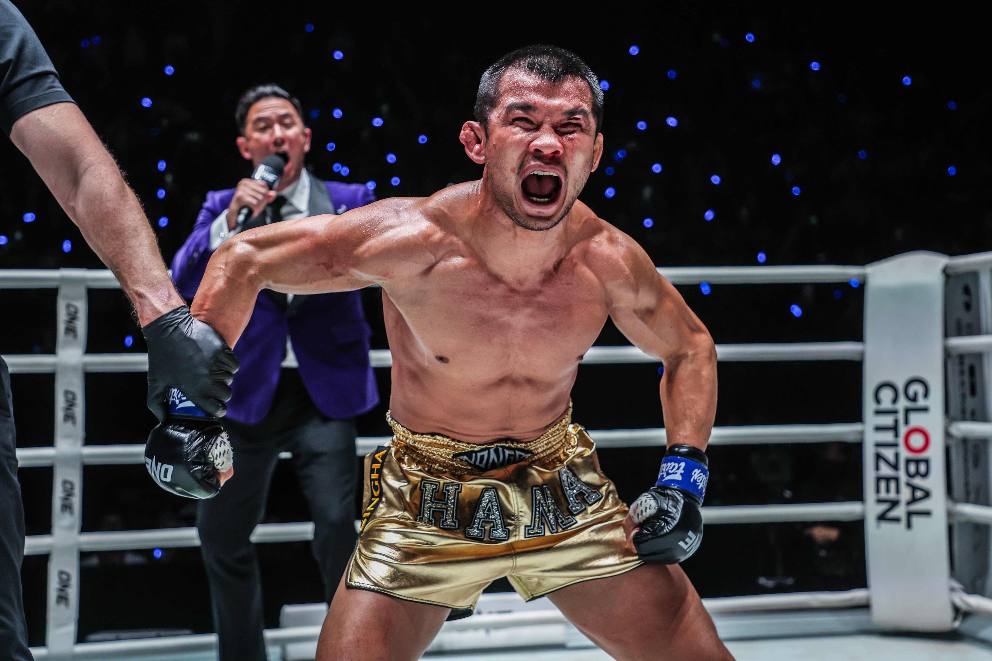 Nong-O Gaiyanghadao is eyeing a fight with either Superlek Kiatmuu9 or Rodtang Jitmuangnon. Photo: ONE Championship