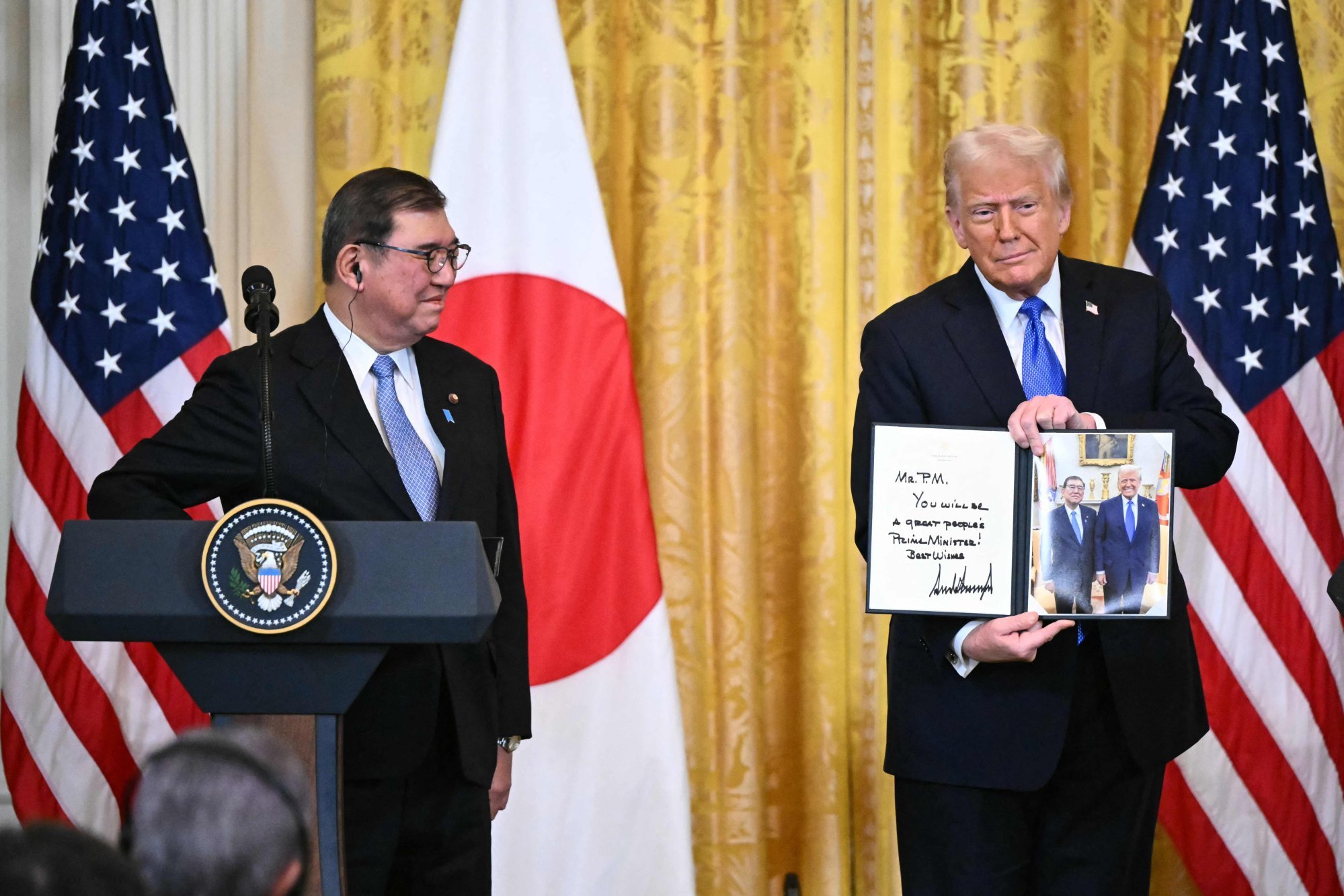 Japanese Prime Minister Shigeru Ishiba is targeting zero tariff from the administration of US President Donald Trump. Photo: AFP Japanese Prime Minister Shigeru Ishiba is targeting zero tariff from the administration of US President Donald Trump. Photo: AFP